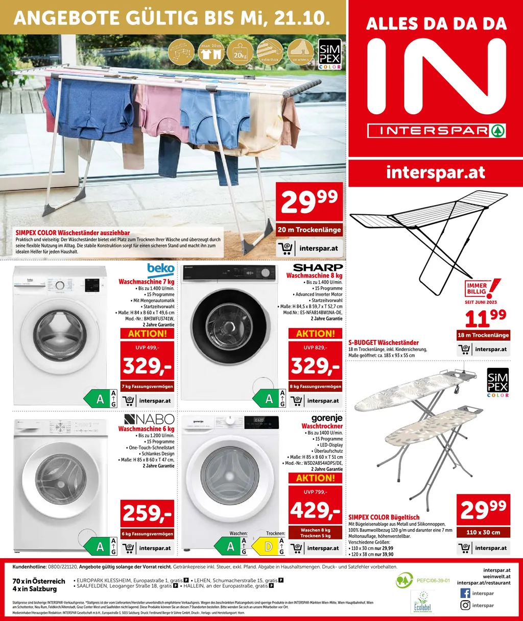 Interspar Flugblatt ab 01.10.2026 (Donnerstag)