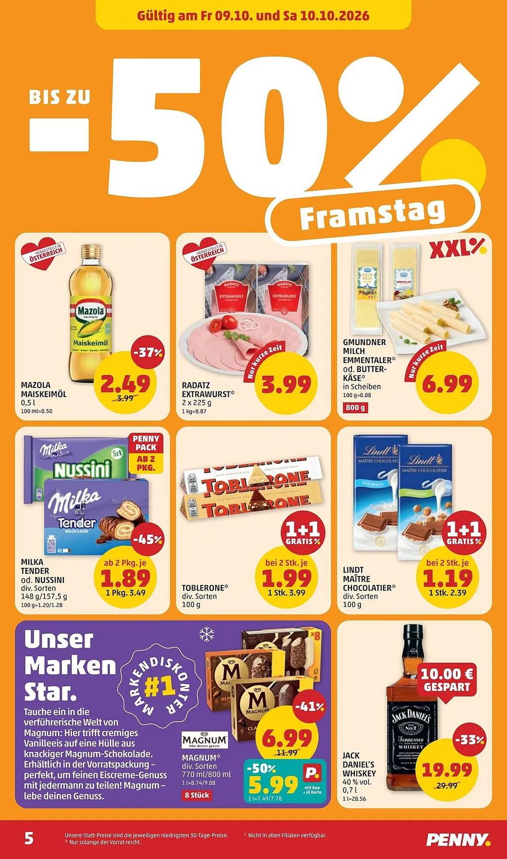 PENNY Flugblatt ab 08.10.2026 (Donnerstag)