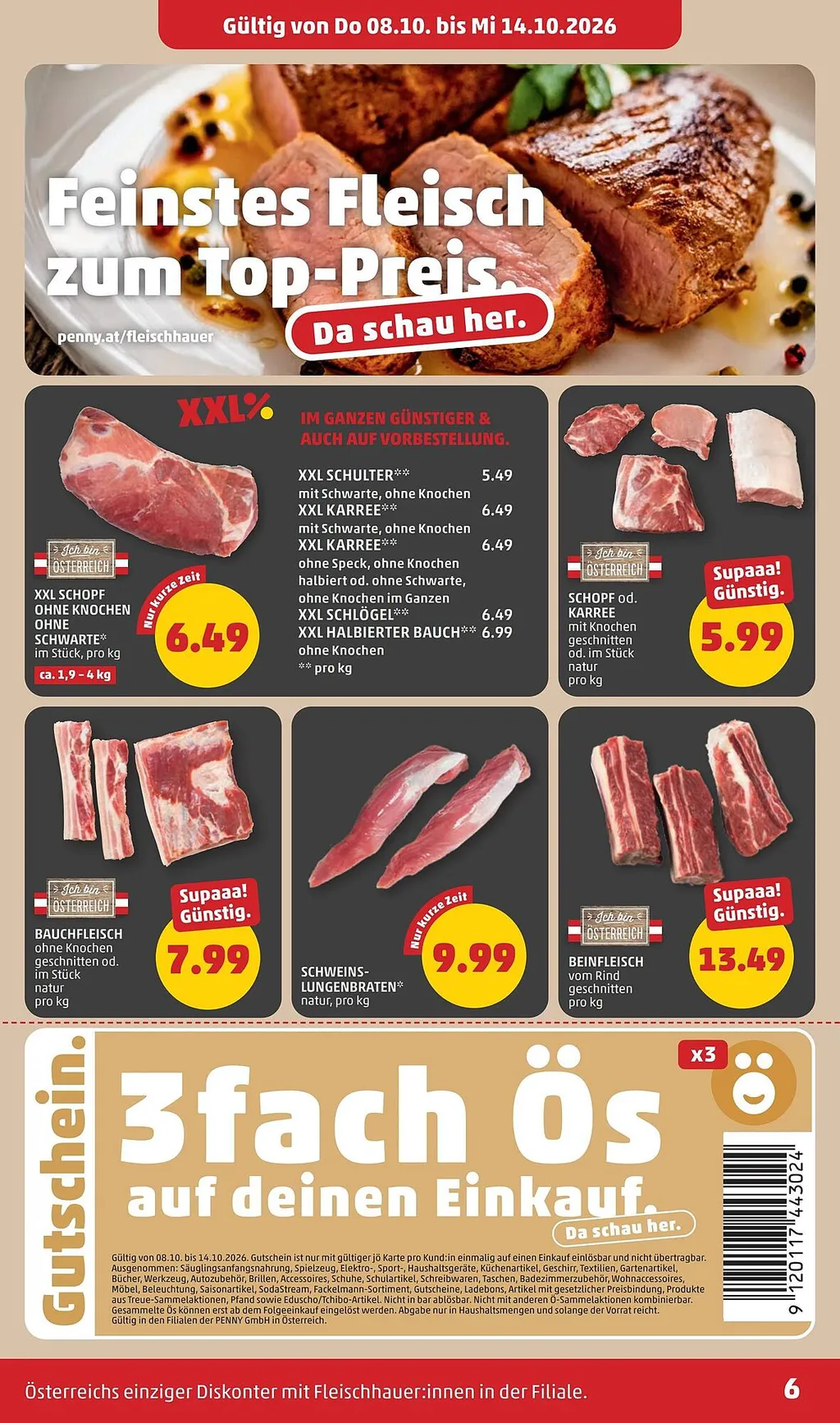 PENNY Flugblatt ab 08.10.2026 (Donnerstag)