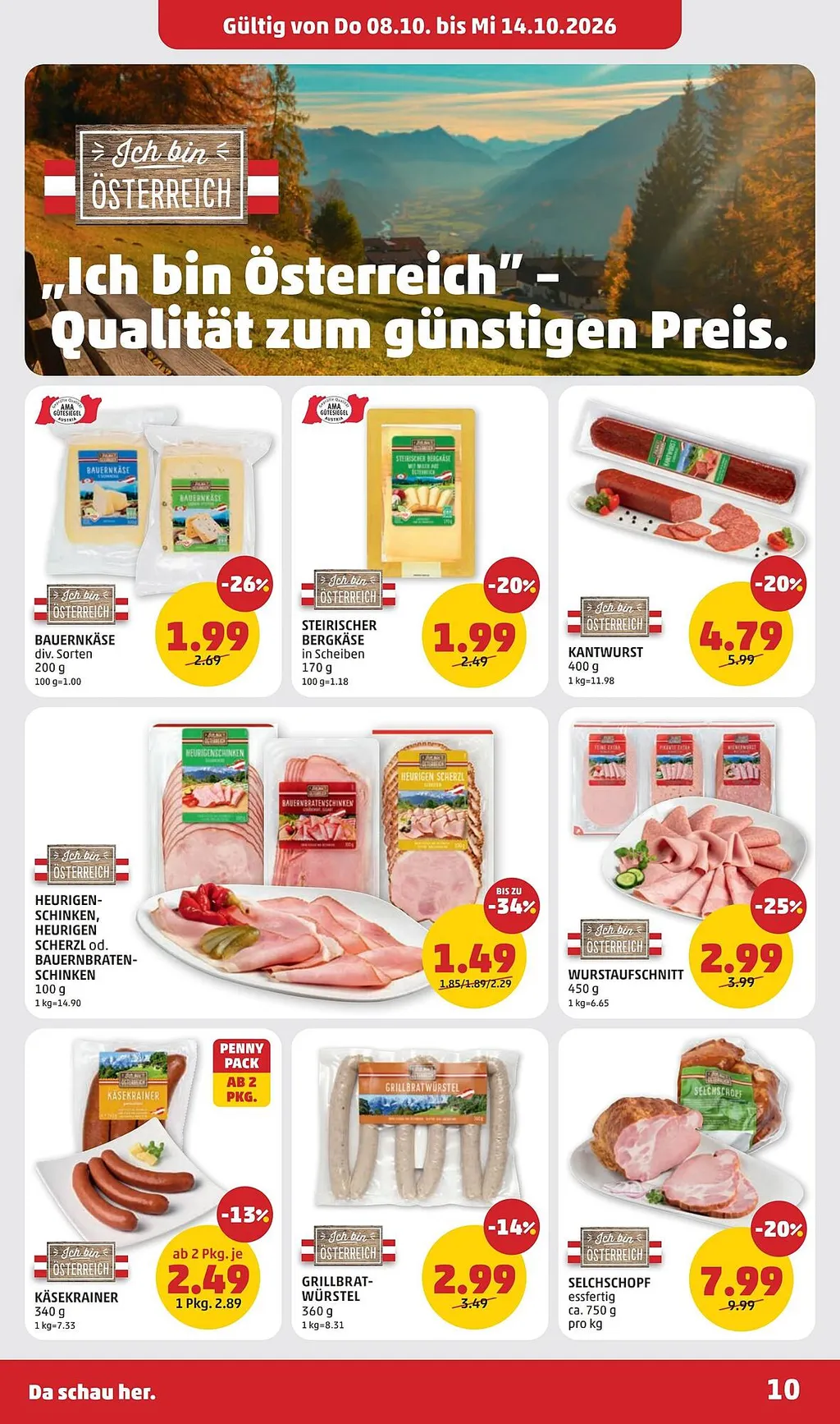 PENNY Flugblatt ab 08.10.2026 (Donnerstag)