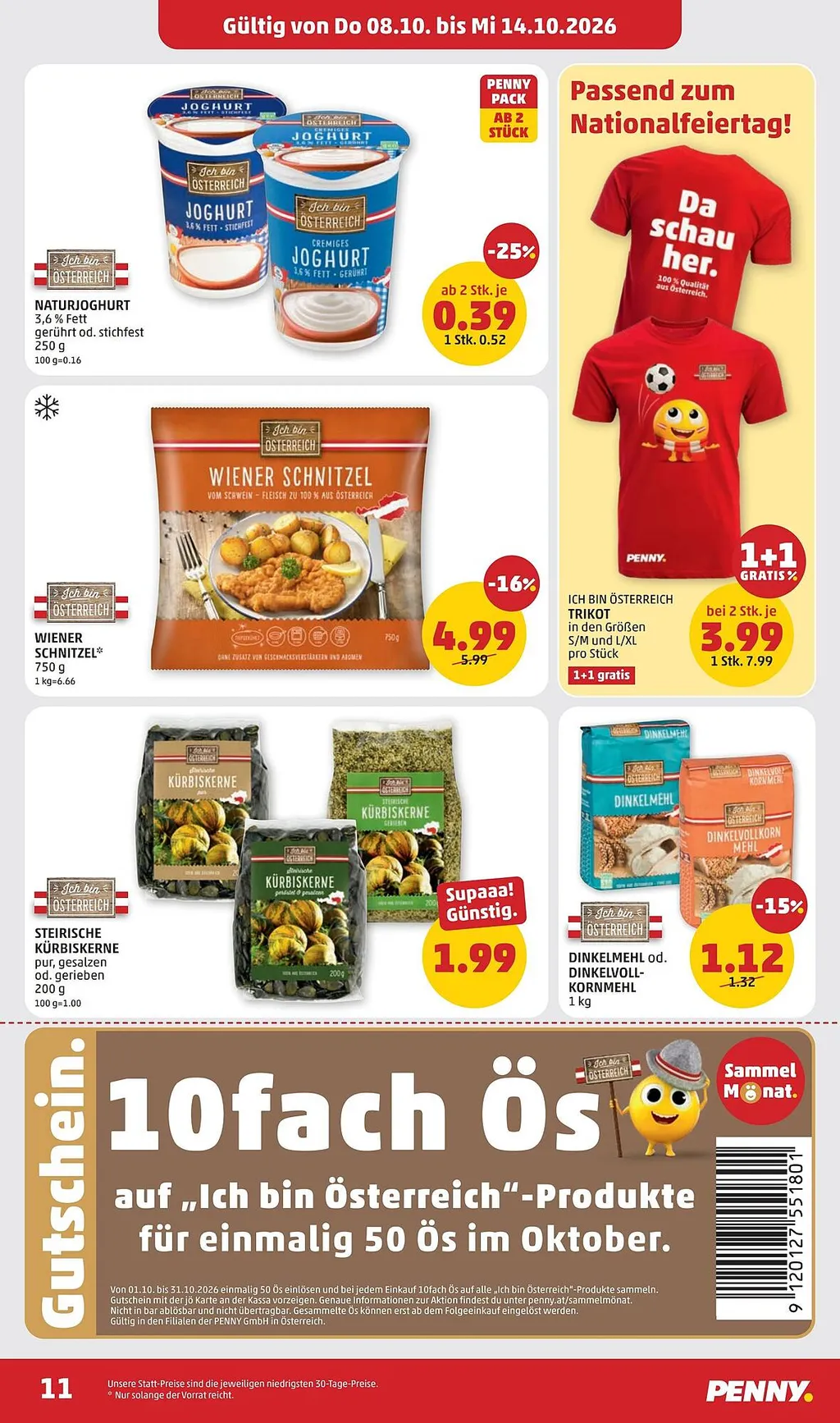 PENNY Flugblatt ab 08.10.2026 (Donnerstag)