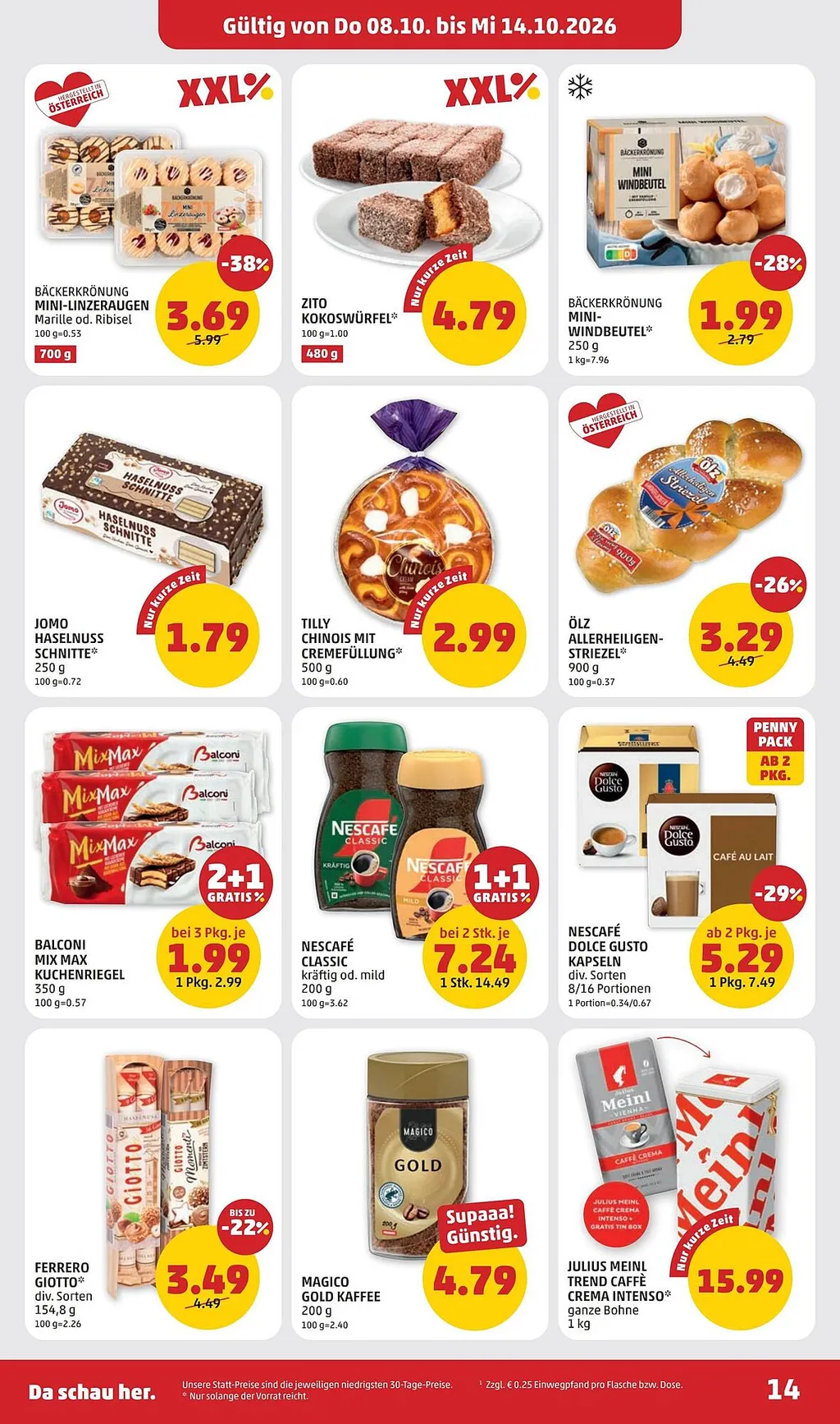 PENNY Flugblatt ab 08.10.2026 (Donnerstag)