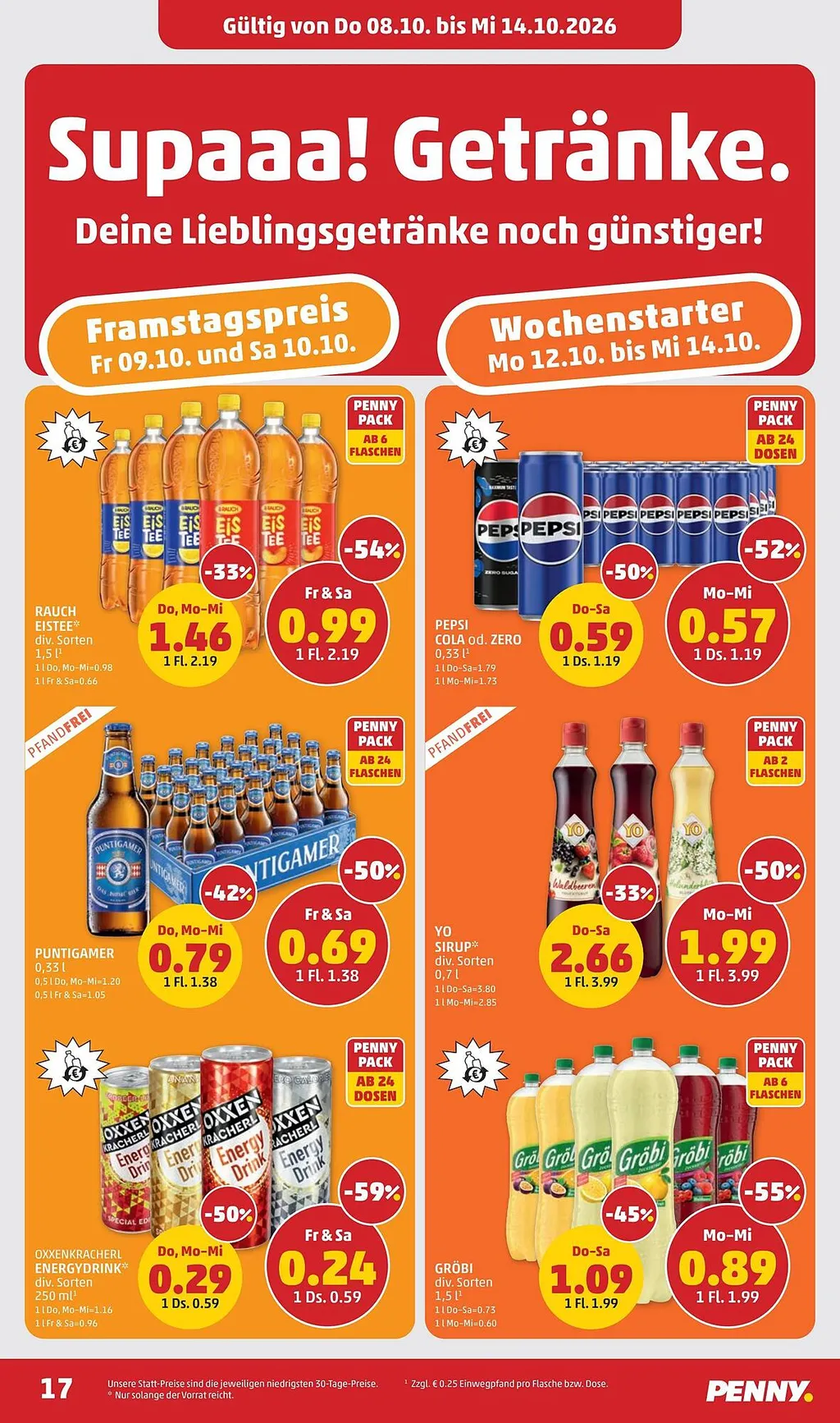 PENNY Flugblatt ab 08.10.2026 (Donnerstag)