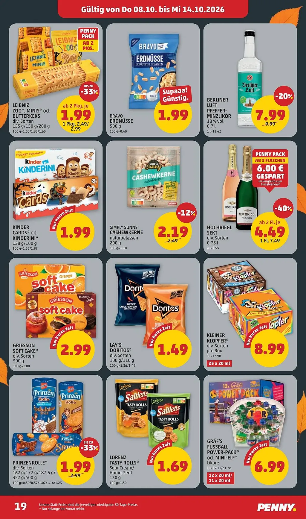 PENNY Flugblatt ab 08.10.2026 (Donnerstag)