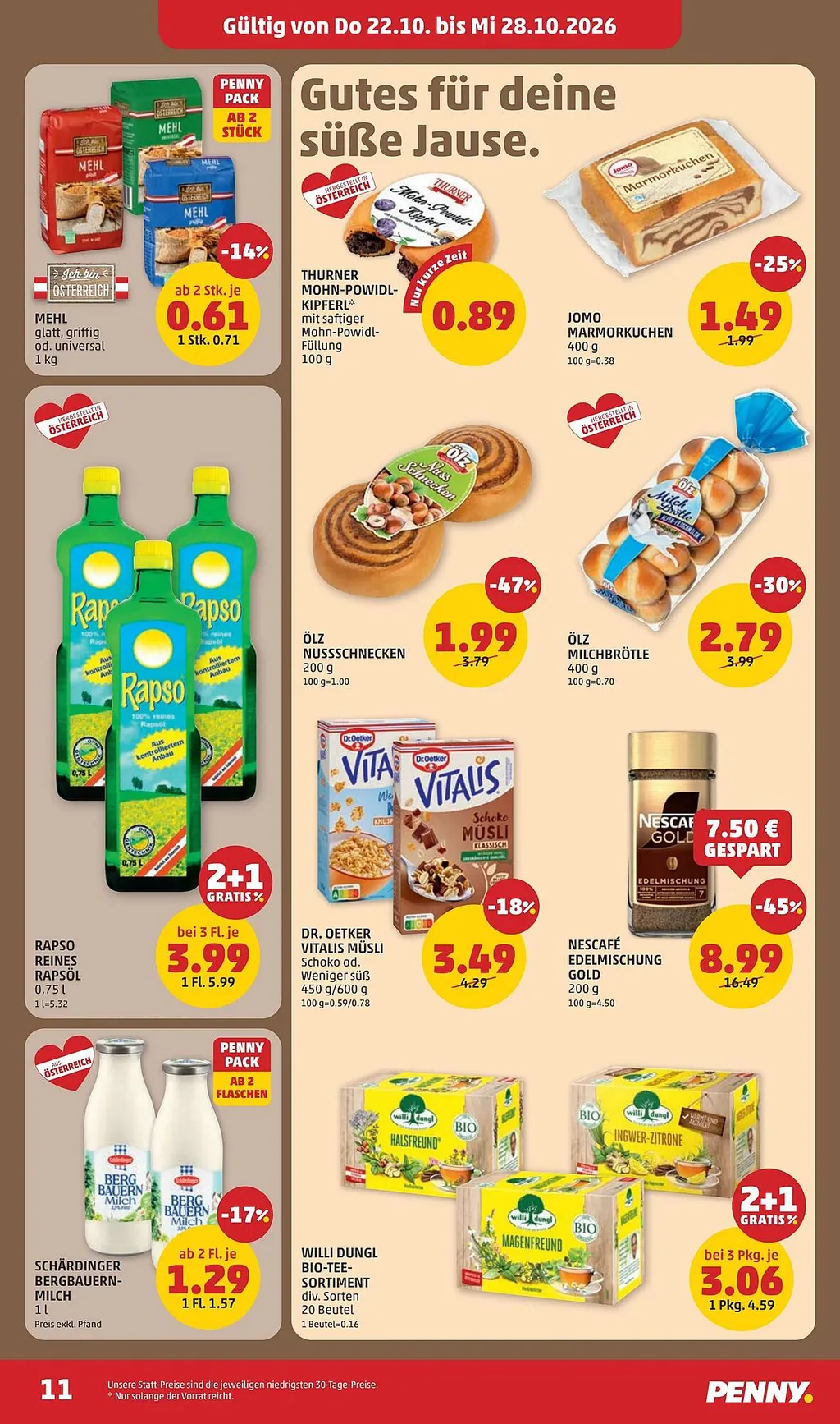 PENNY Flugblatt ab 22.10.2026 (Donnerstag)