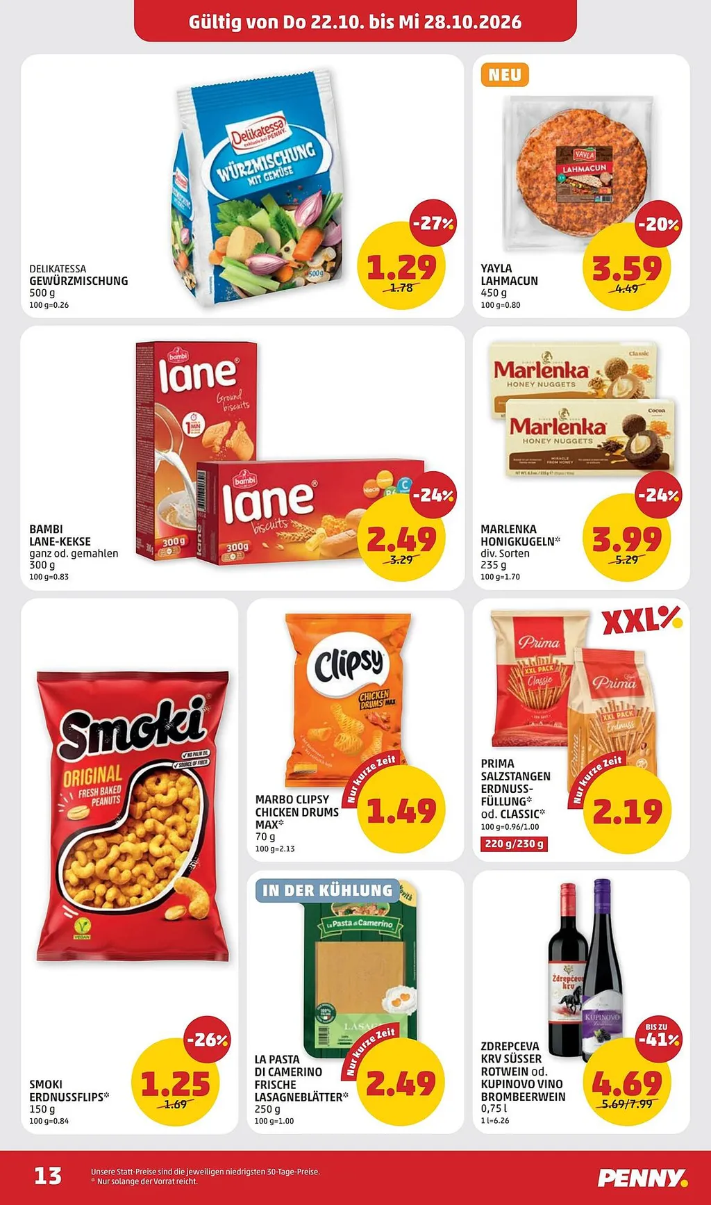 PENNY Flugblatt ab 22.10.2026 (Donnerstag)