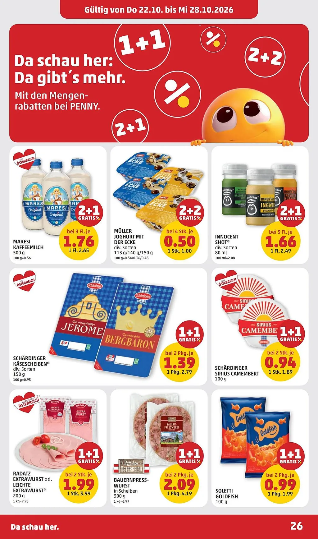 PENNY Flugblatt ab 22.10.2026 (Donnerstag)