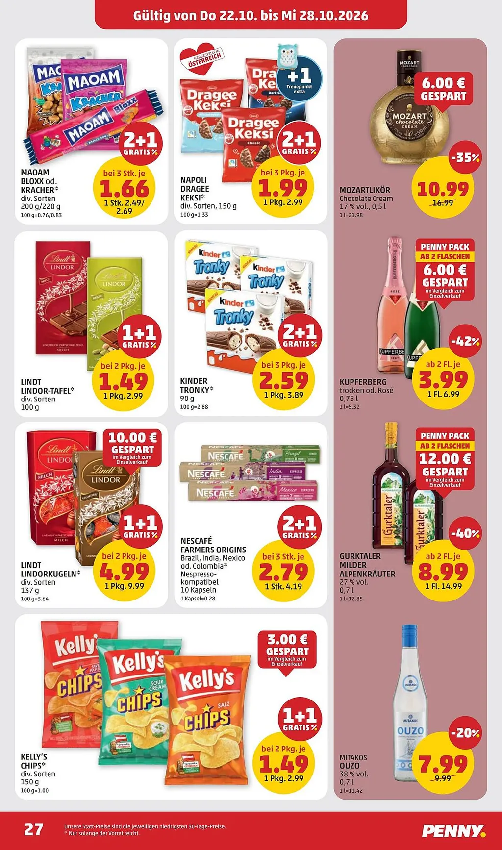 PENNY Flugblatt ab 22.10.2026 (Donnerstag)