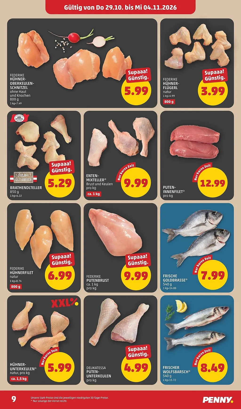 PENNY Flugblatt ab 29.10.2026 (Donnerstag)