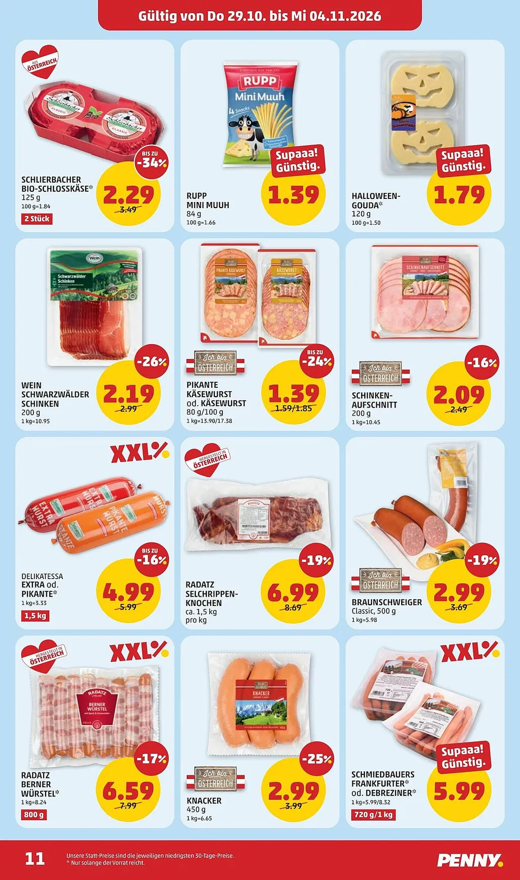 PENNY Flugblatt ab 29.10.2026 (Donnerstag)