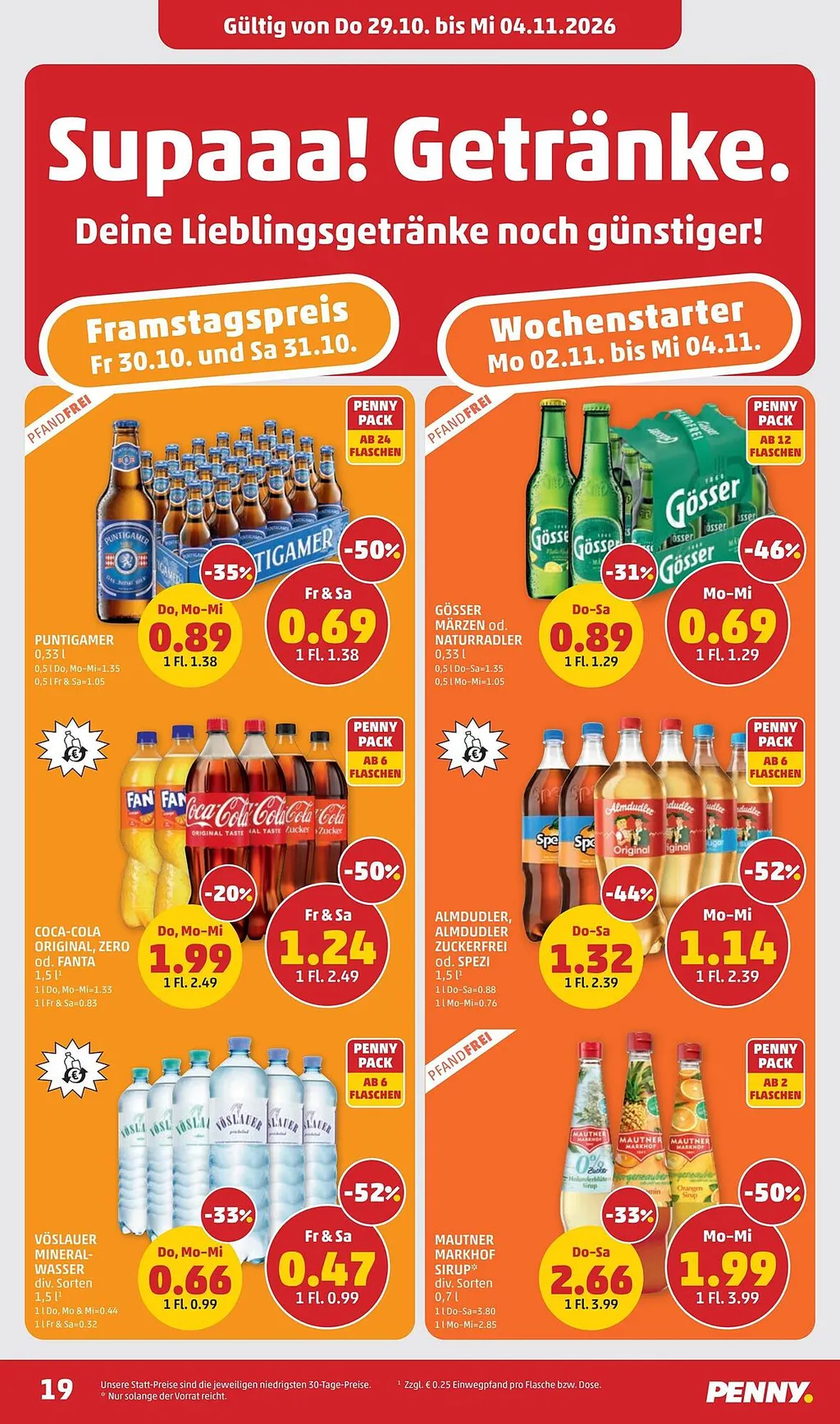 PENNY Flugblatt ab 29.10.2026 (Donnerstag)