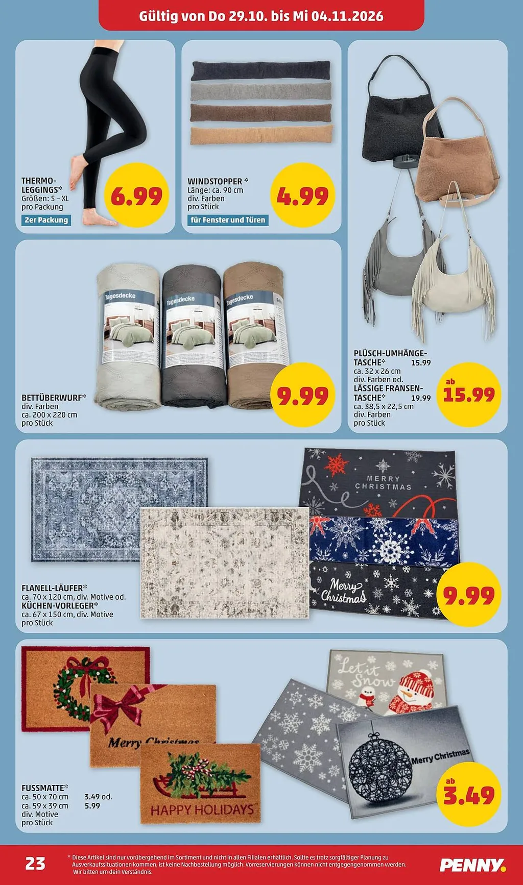 PENNY Flugblatt ab 29.10.2026 (Donnerstag)
