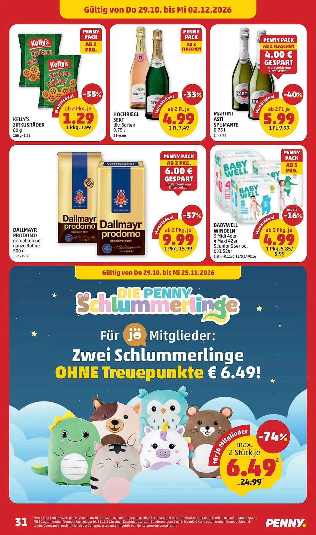 PENNY Flugblatt ab 29.10.2026 (Donnerstag)
