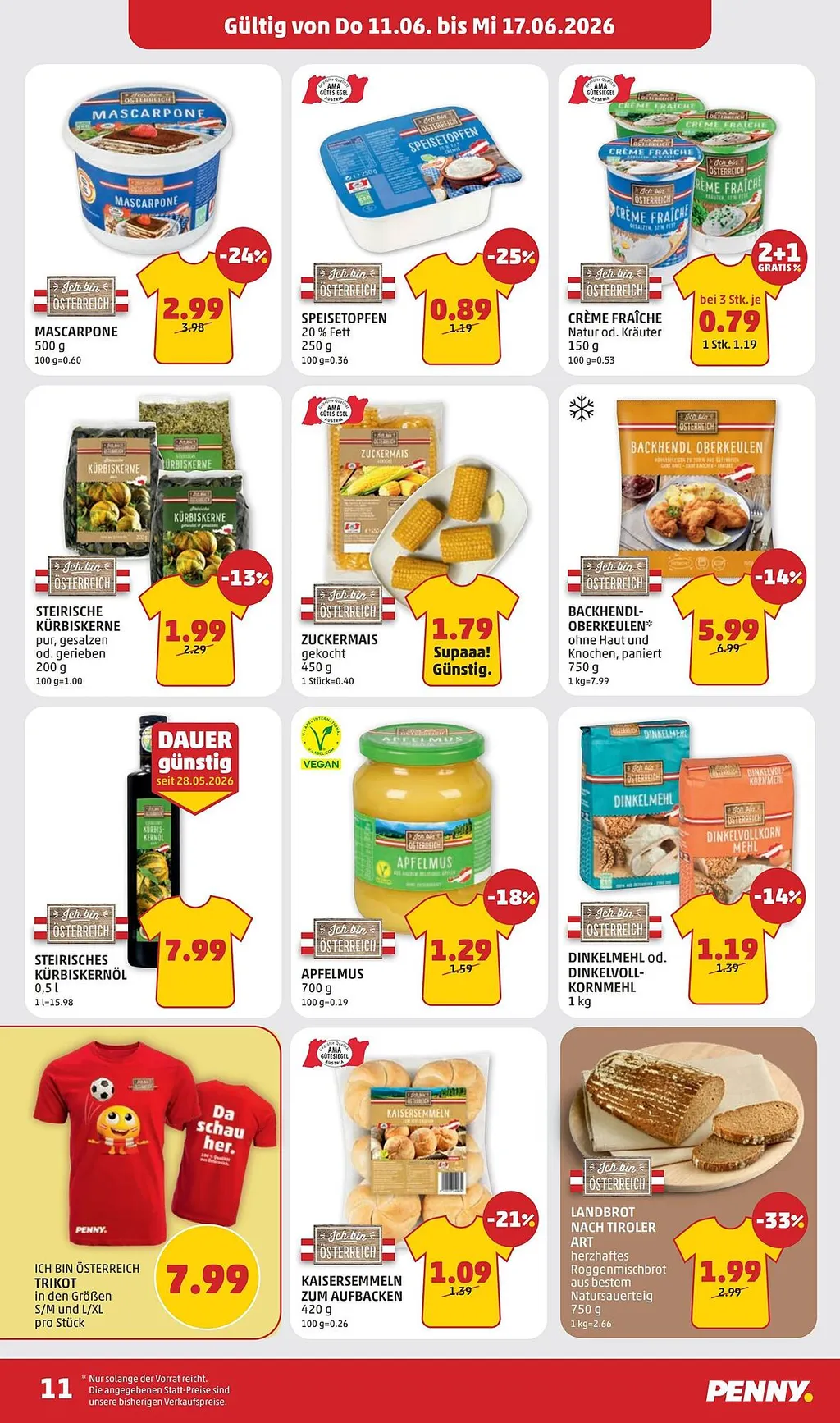 PENNY Flugblatt ab 11.06.2026 (Donnerstag)