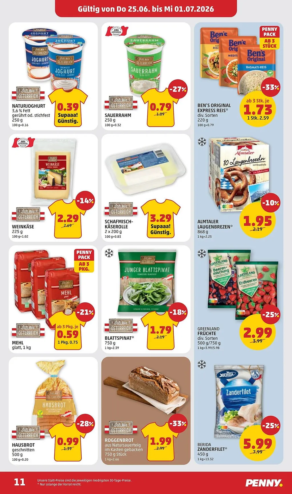 PENNY Flugblatt ab 25.06.2026 (Donnerstag)