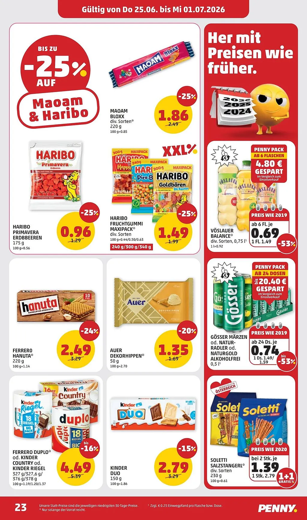 PENNY Flugblatt ab 25.06.2026 (Donnerstag)