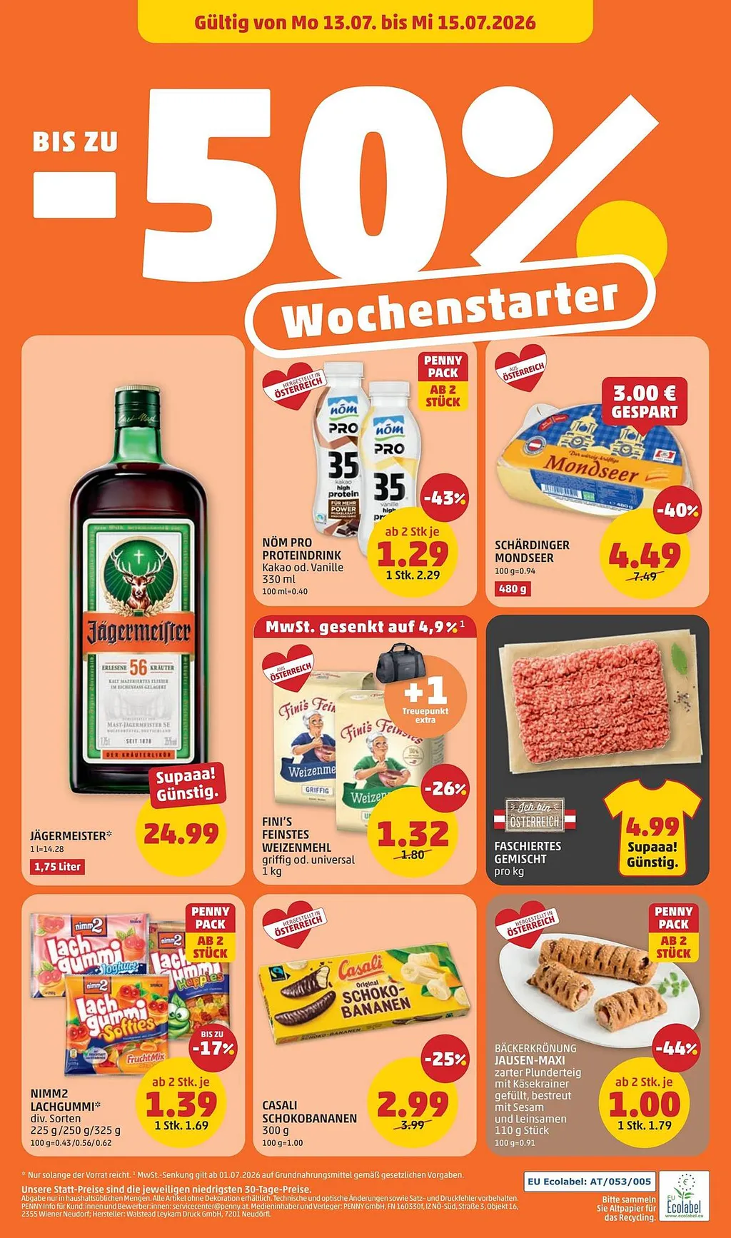 PENNY Flugblatt ab 09.07.2026 (Donnerstag)