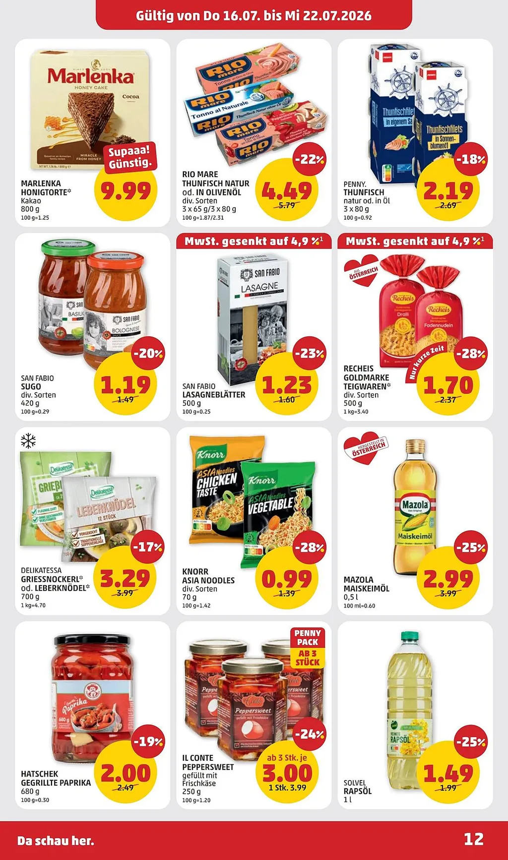 PENNY Flugblatt ab 16.07.2026 (Donnerstag)