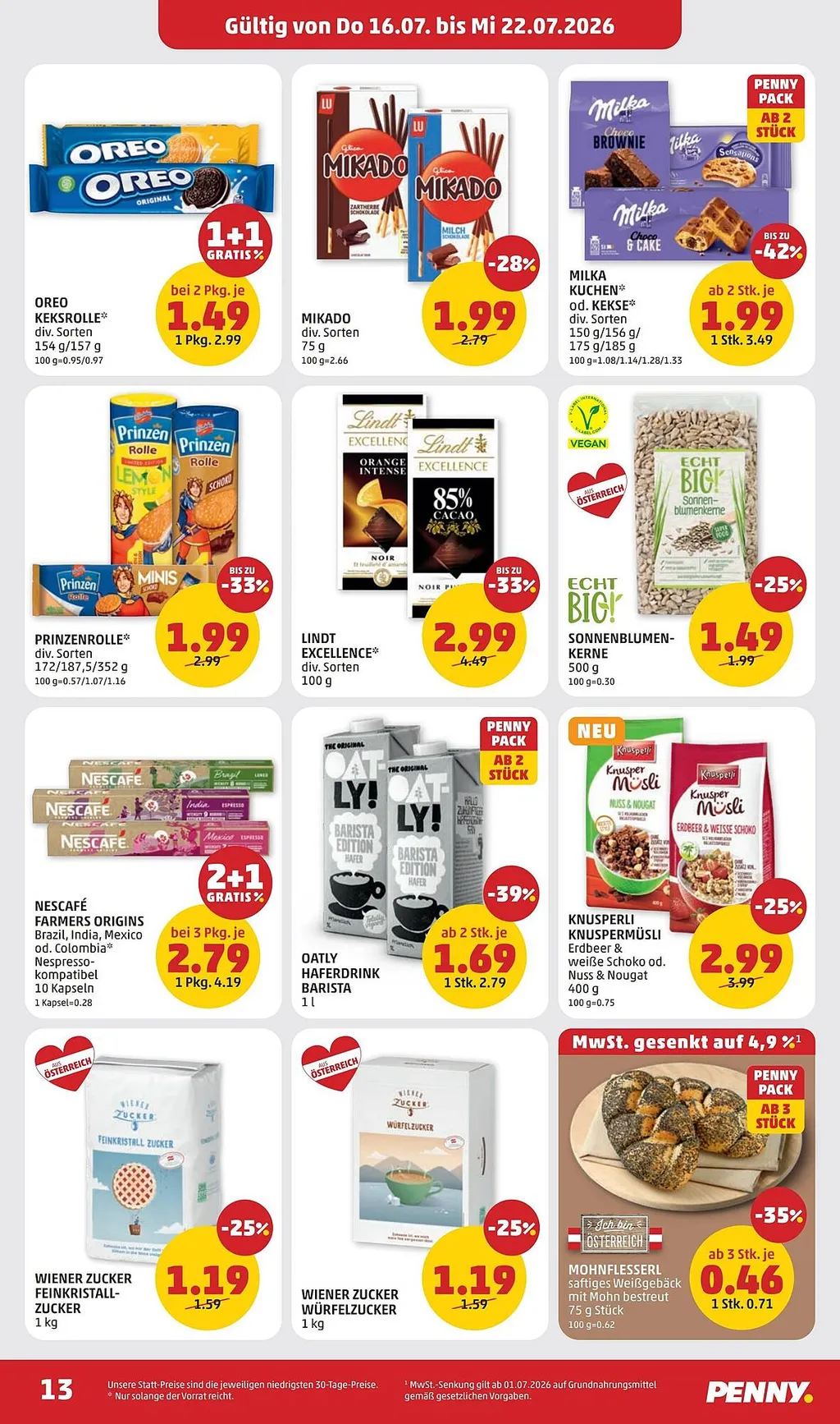 PENNY Flugblatt ab 16.07.2026 (Donnerstag)