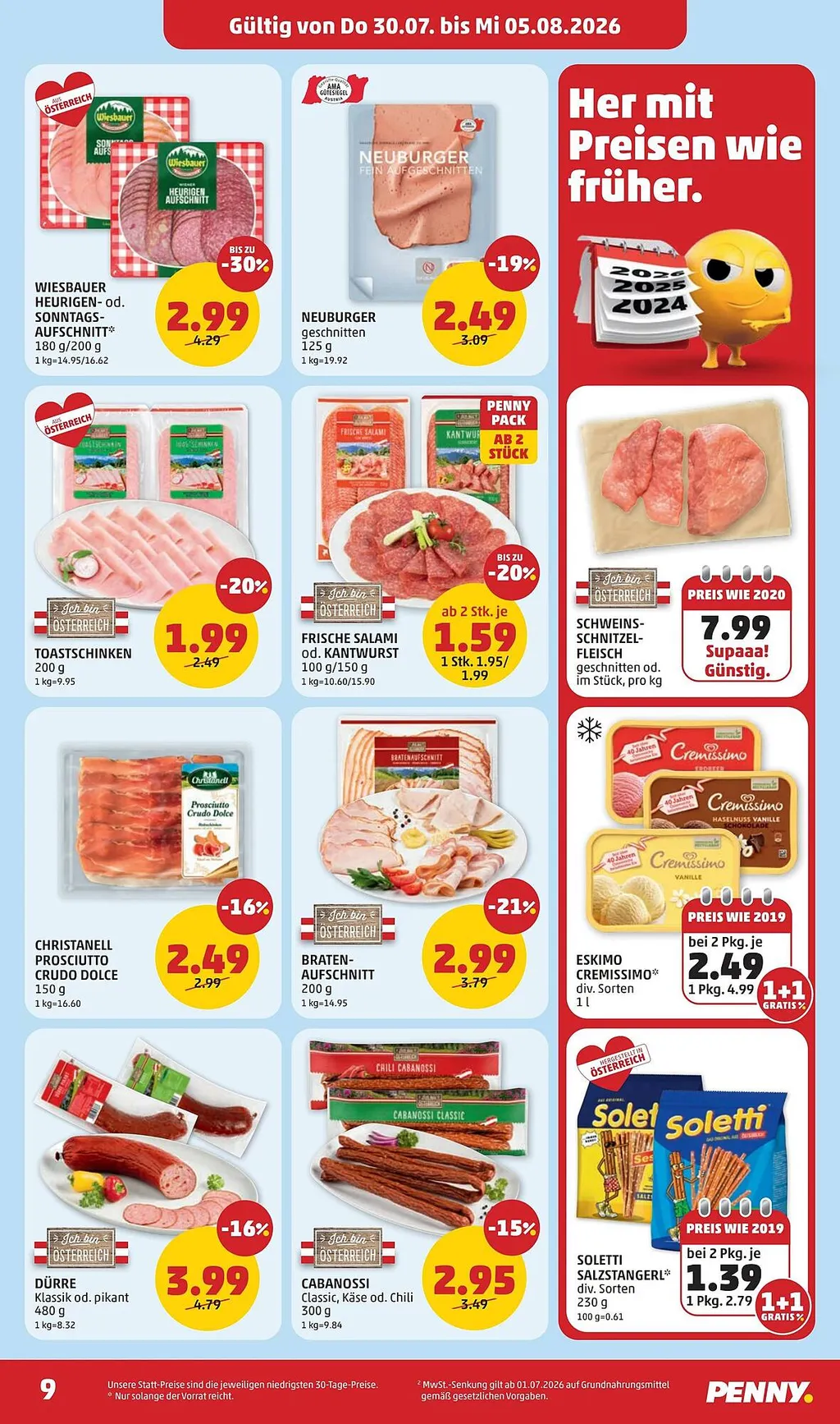PENNY Flugblatt ab 30.07.2026 (Donnerstag)