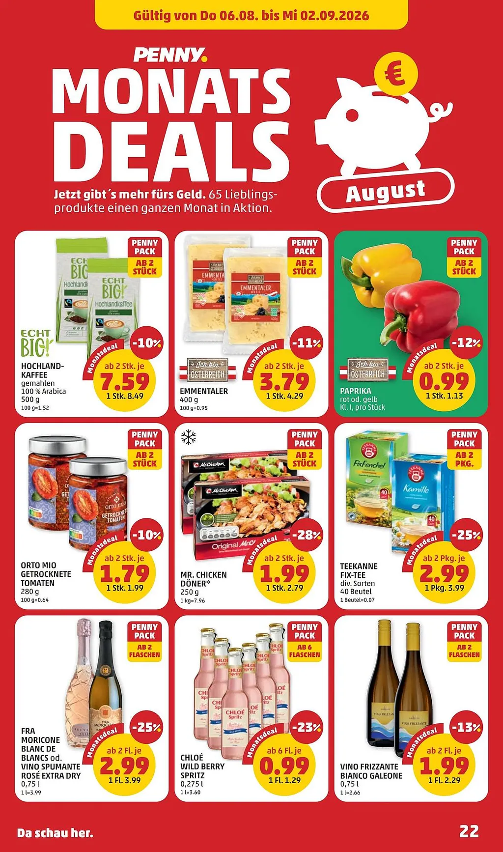 PENNY Flugblatt ab 06.08.2026 (Donnerstag)