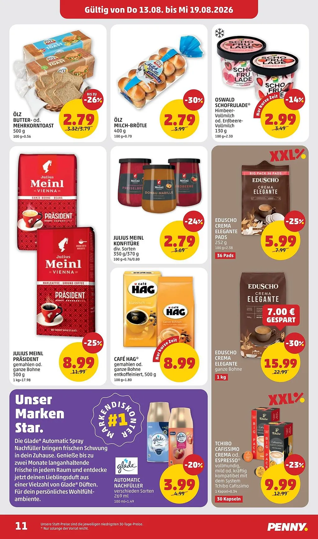 PENNY Flugblatt ab 13.08.2026 (Donnerstag)