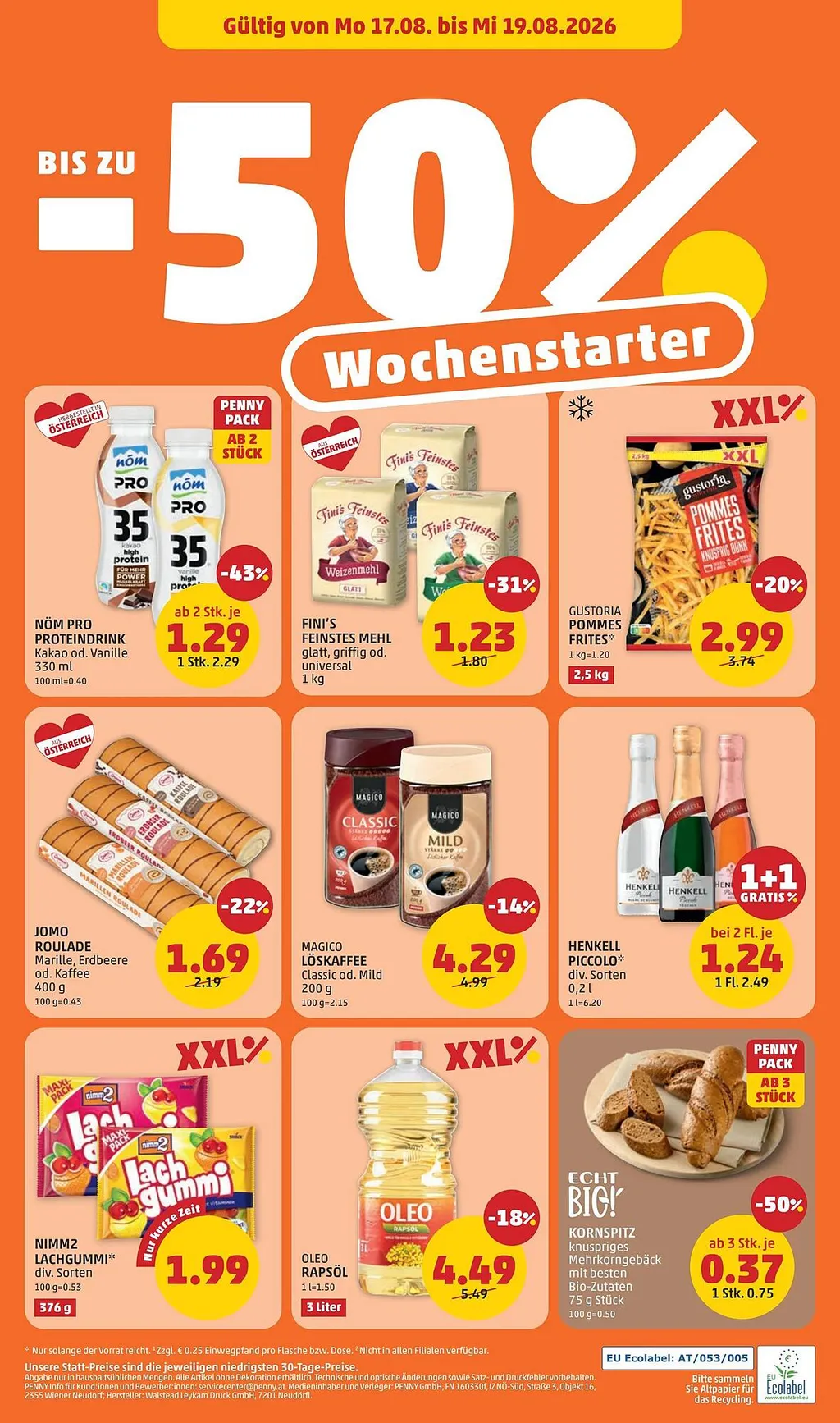 PENNY Flugblatt ab 13.08.2026 (Donnerstag)