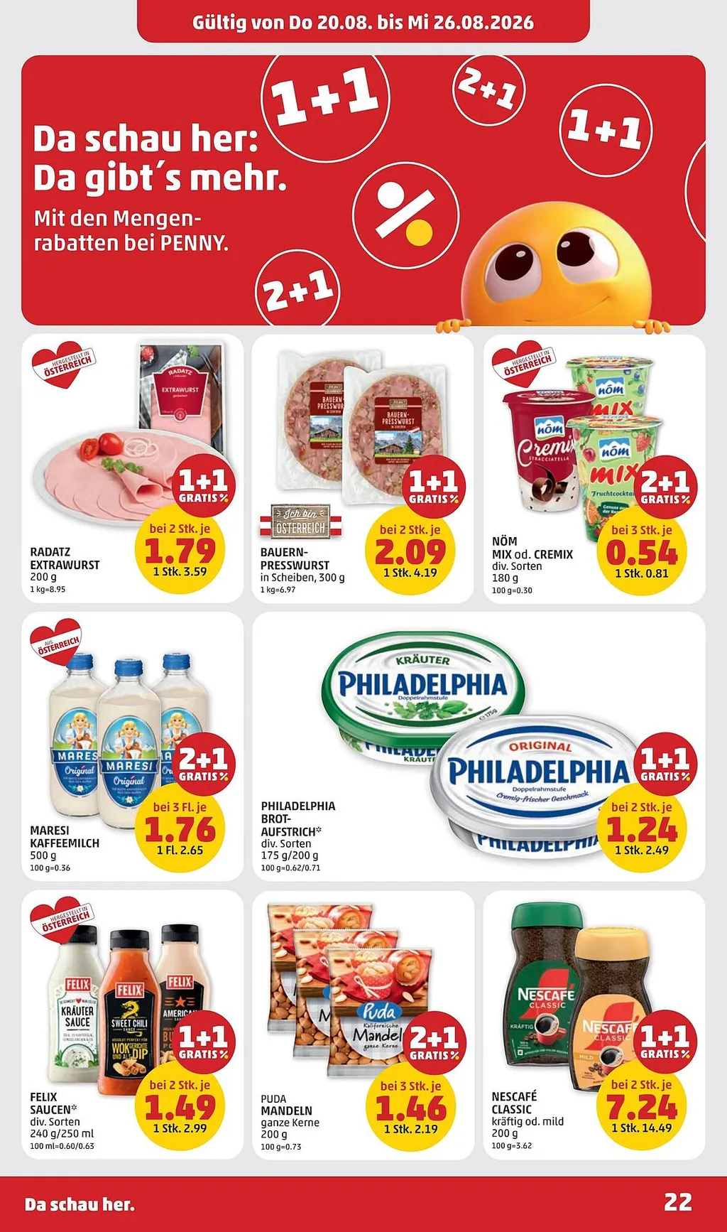 PENNY Flugblatt ab 20.08.2026 (Donnerstag)