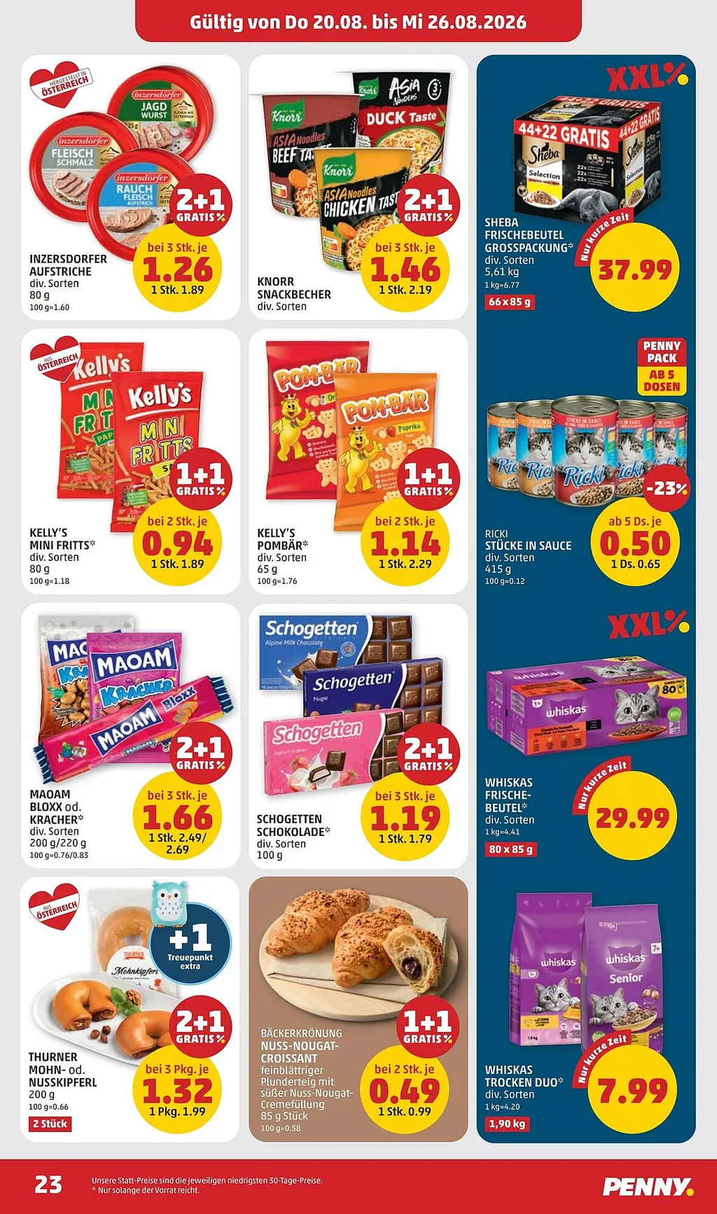 PENNY Flugblatt ab 20.08.2026 (Donnerstag)