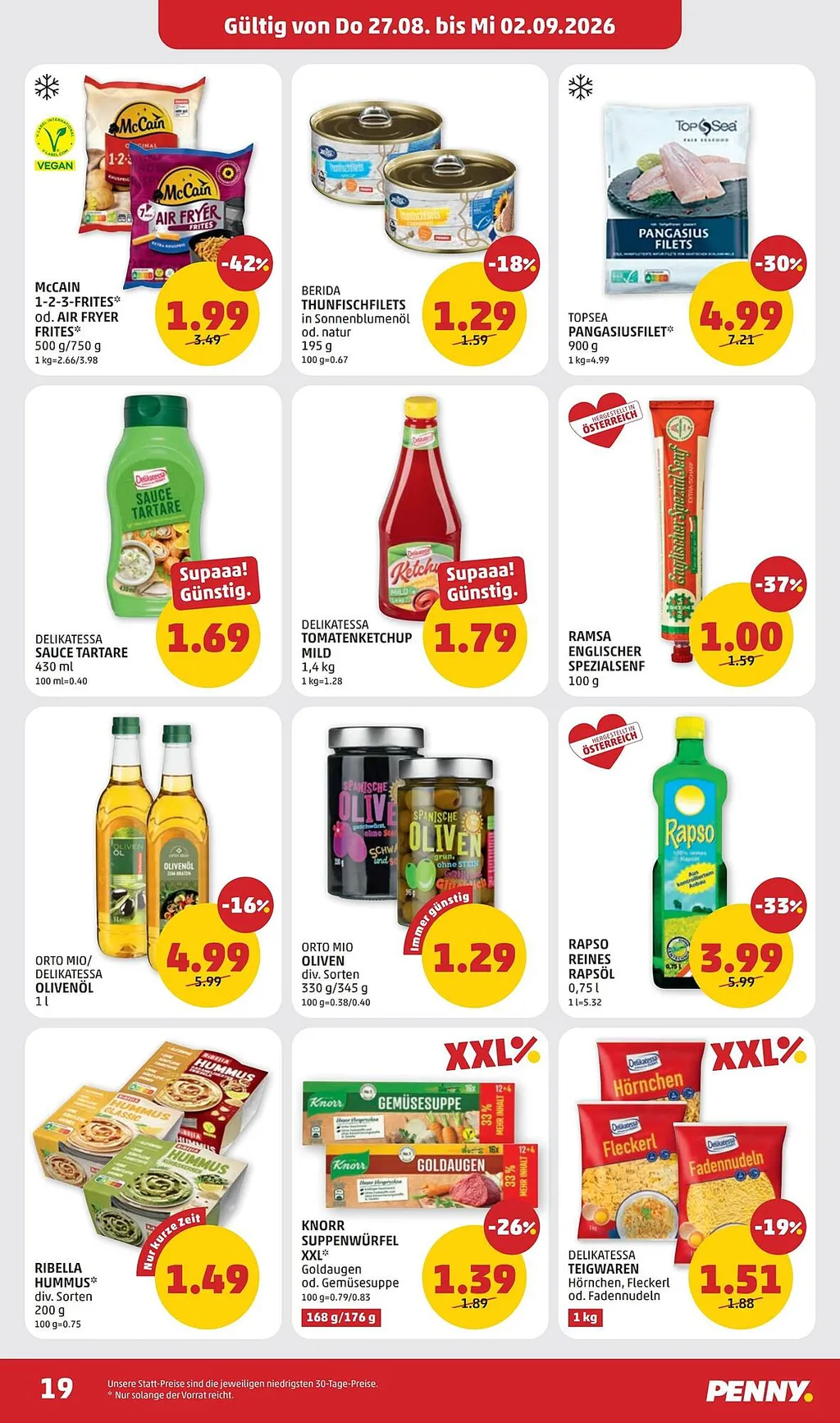 PENNY Flugblatt ab 27.08.2026 (Donnerstag)