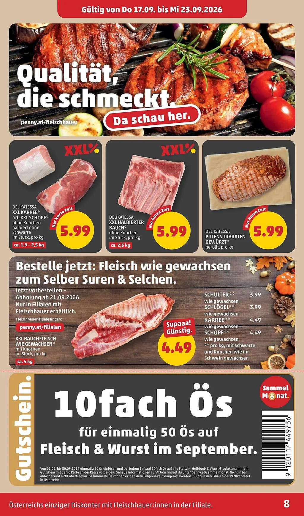 PENNY Flugblatt ab 17.09.2026 (Donnerstag)