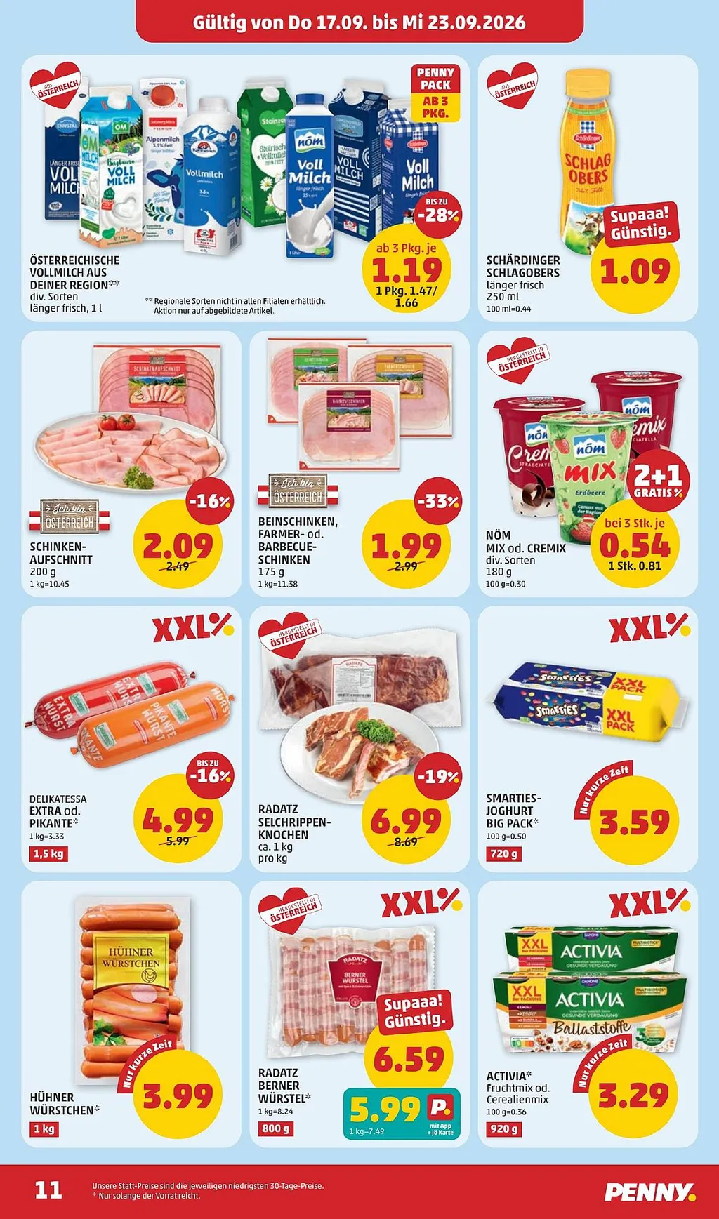 PENNY Flugblatt ab 17.09.2026 (Donnerstag)