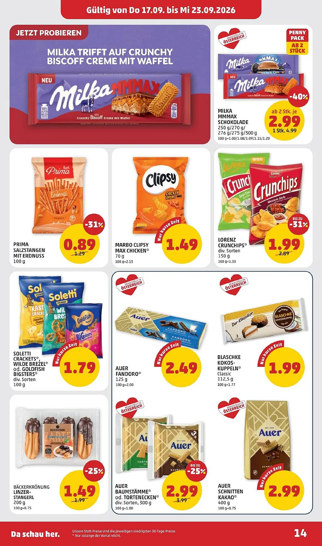 PENNY Flugblatt ab 17.09.2026 (Donnerstag)