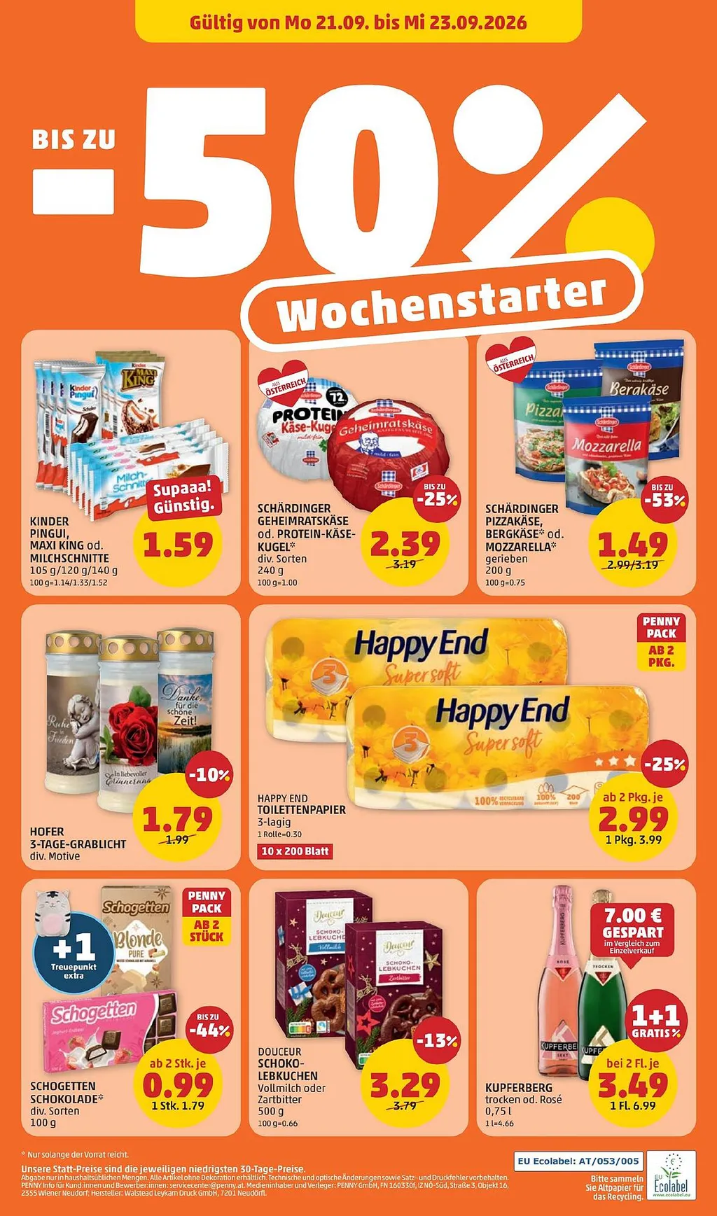 PENNY Flugblatt ab 17.09.2026 (Donnerstag)