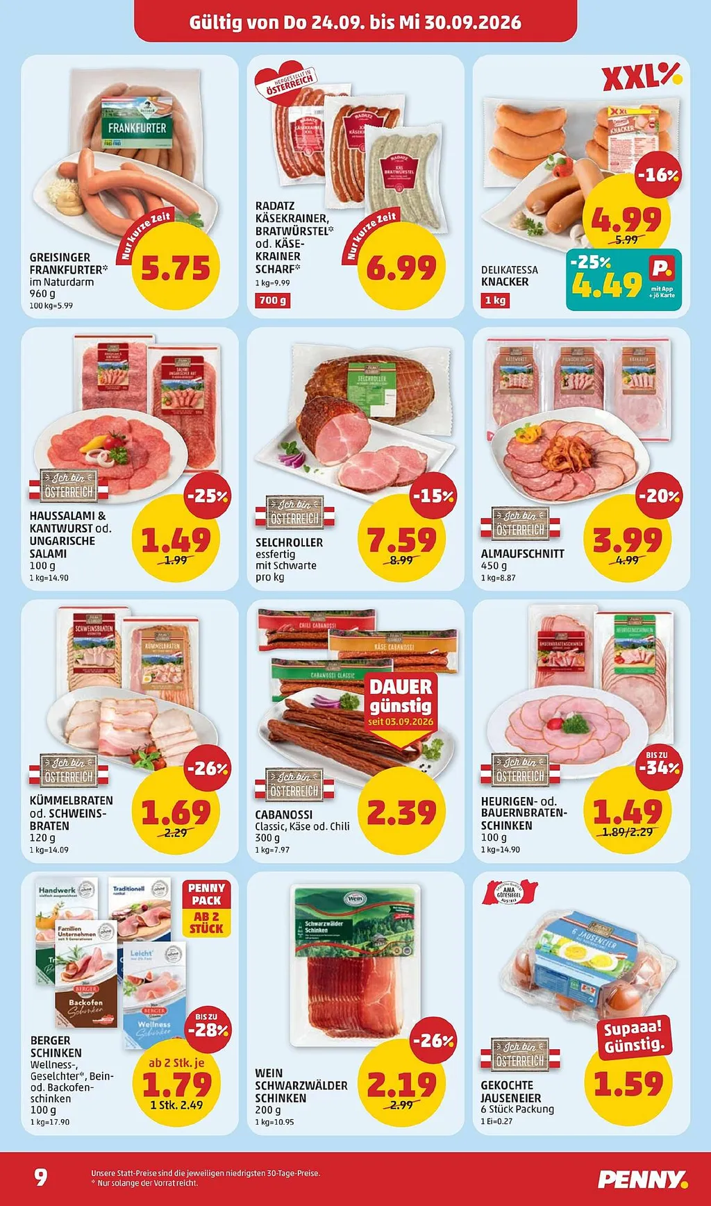 PENNY Flugblatt ab 24.09.2026 (Donnerstag)
