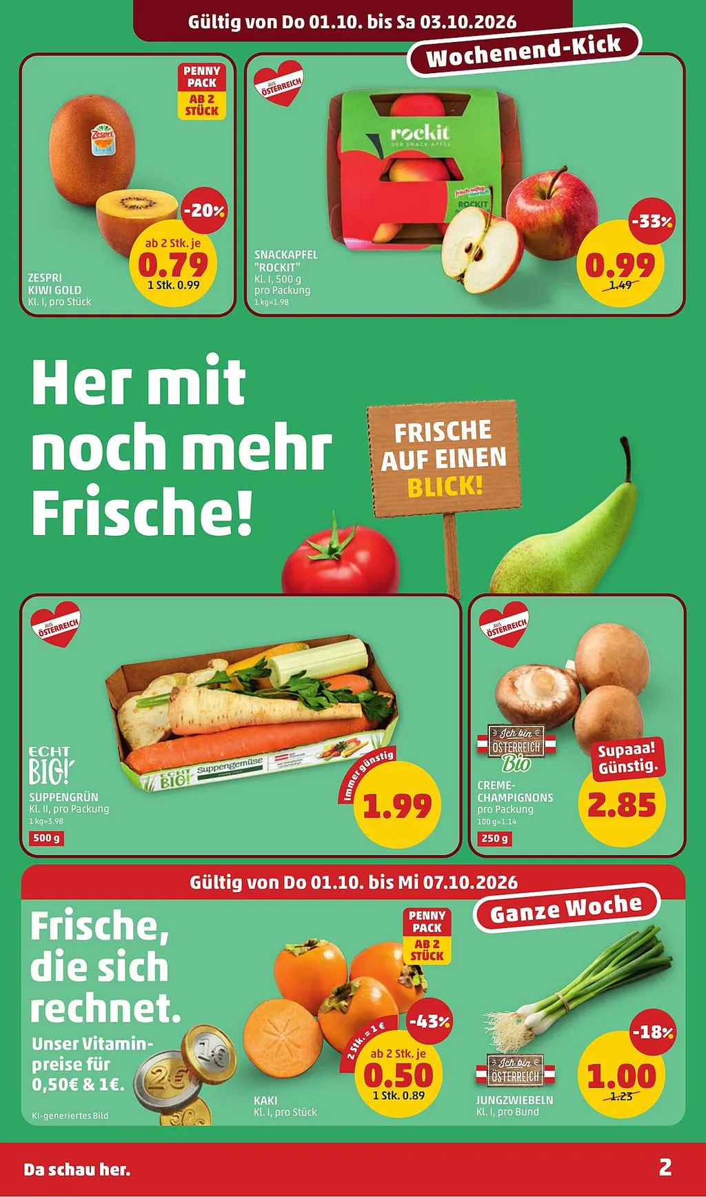 PENNY Flugblatt ab 01.10.2026 (Donnerstag)