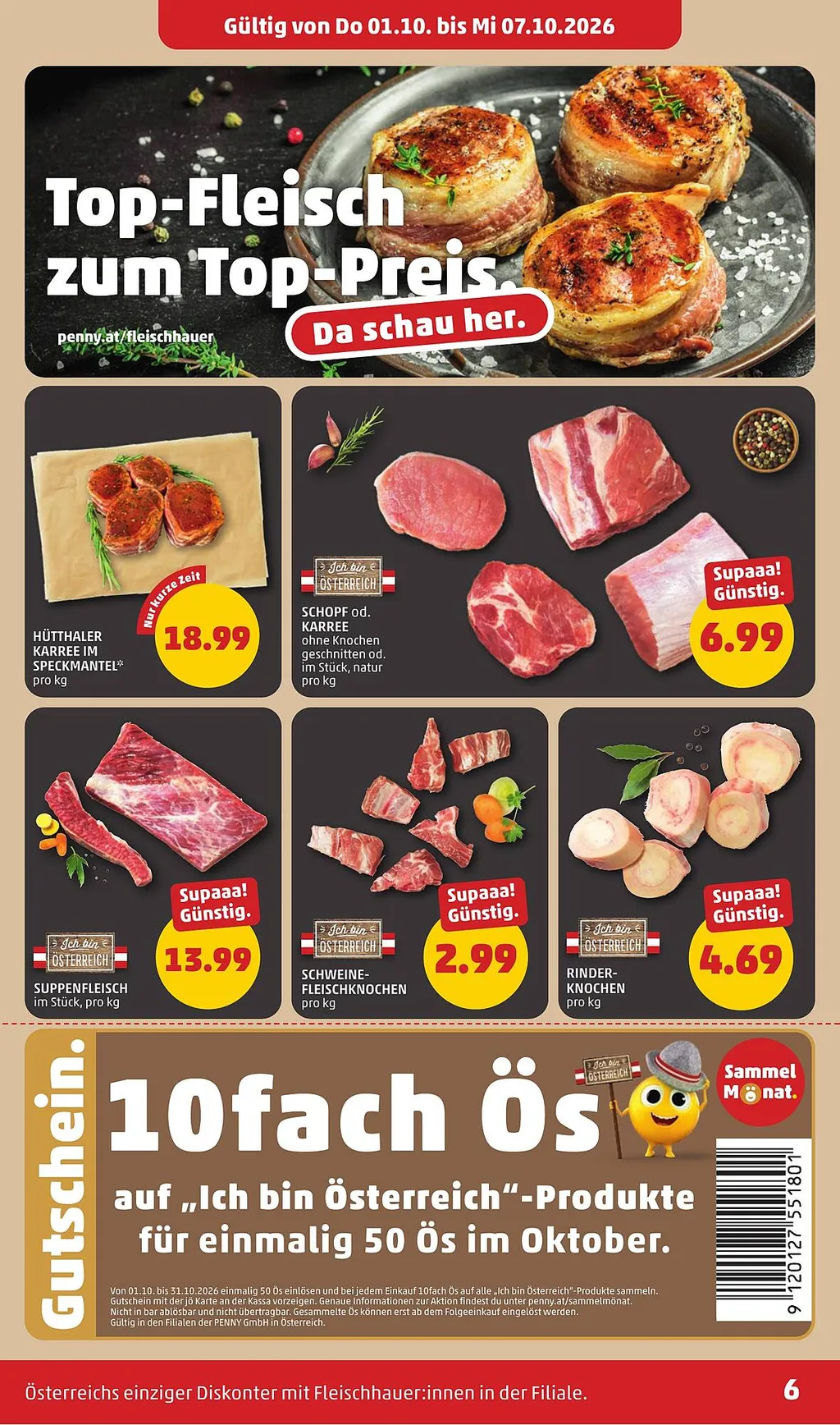 PENNY Flugblatt ab 01.10.2026 (Donnerstag)