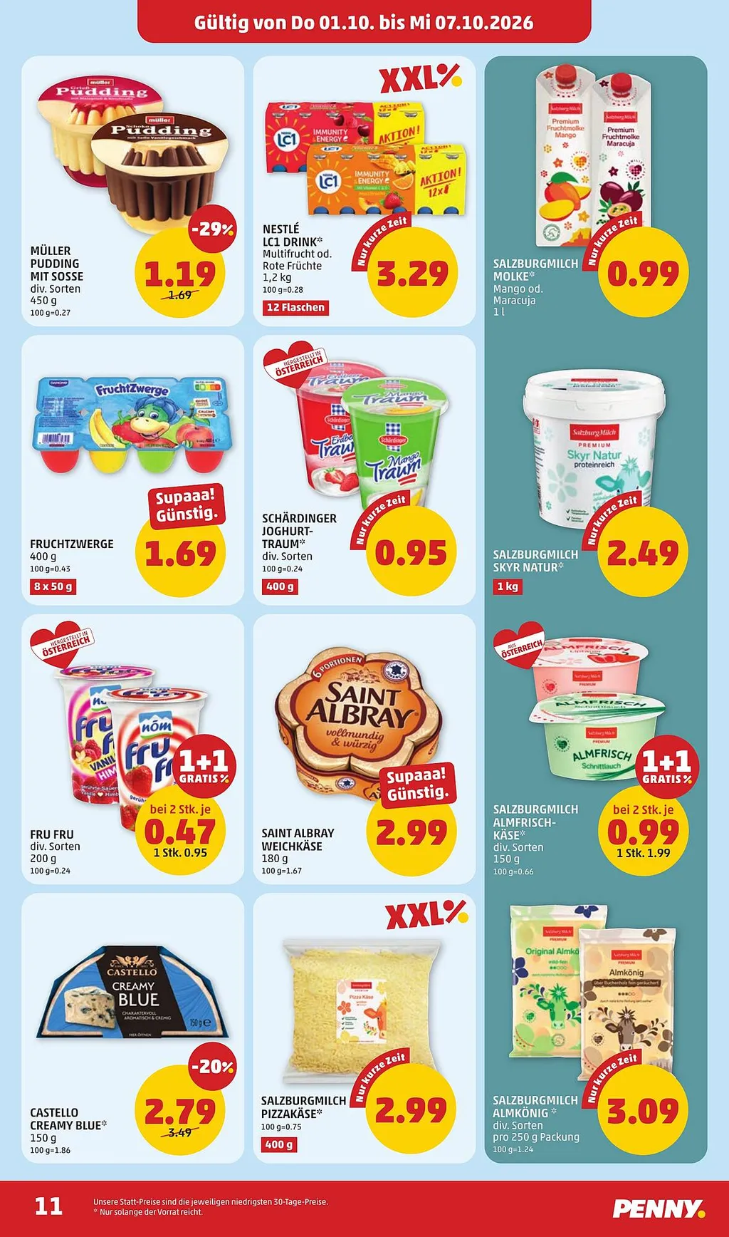 PENNY Flugblatt ab 01.10.2026 (Donnerstag)