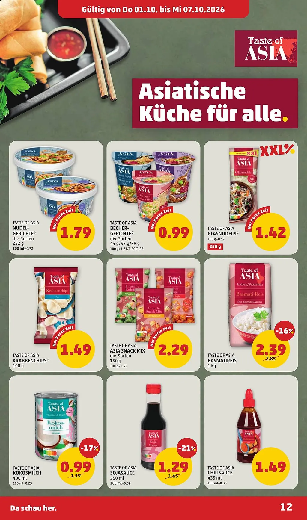 PENNY Flugblatt ab 01.10.2026 (Donnerstag)