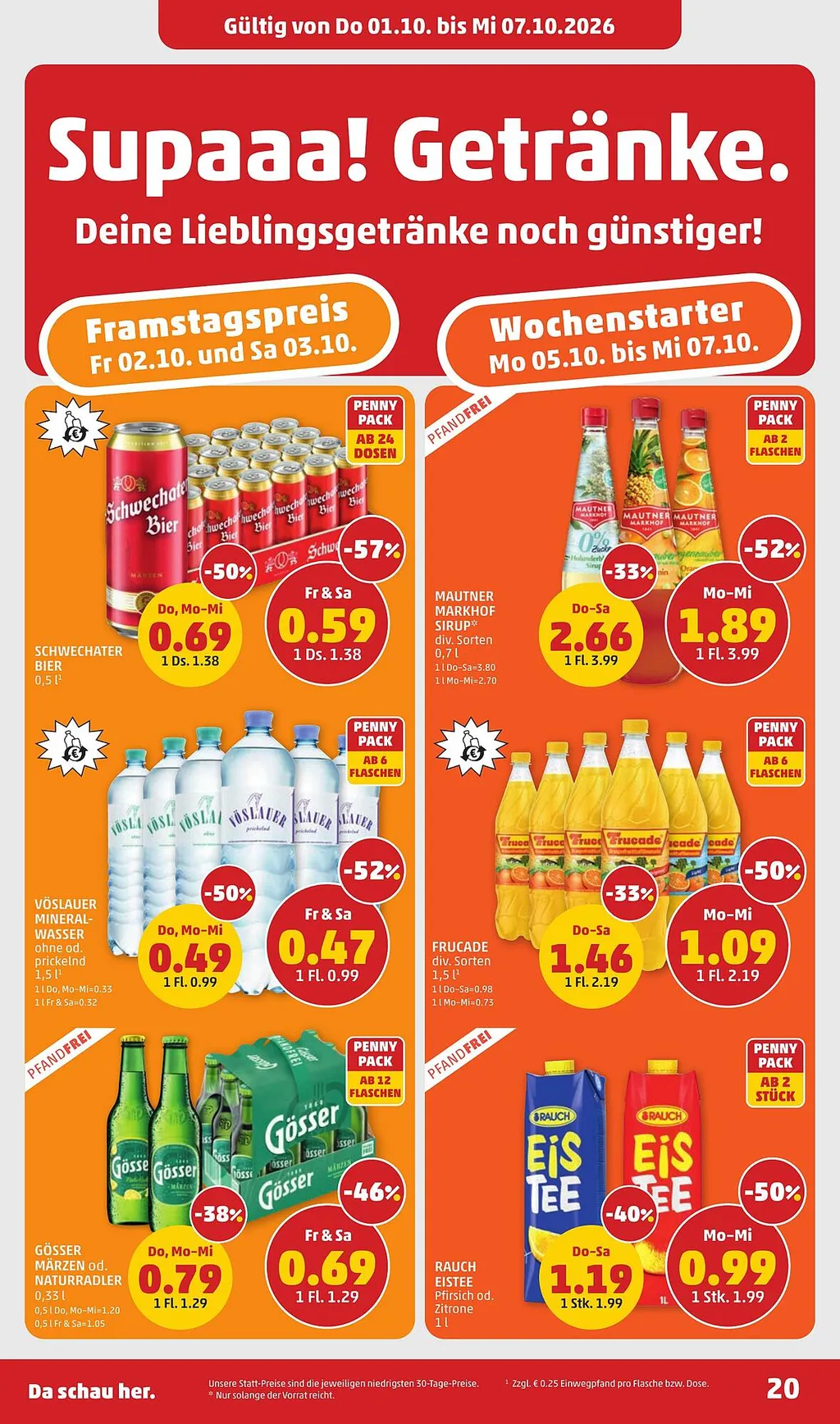 PENNY Flugblatt ab 01.10.2026 (Donnerstag)
