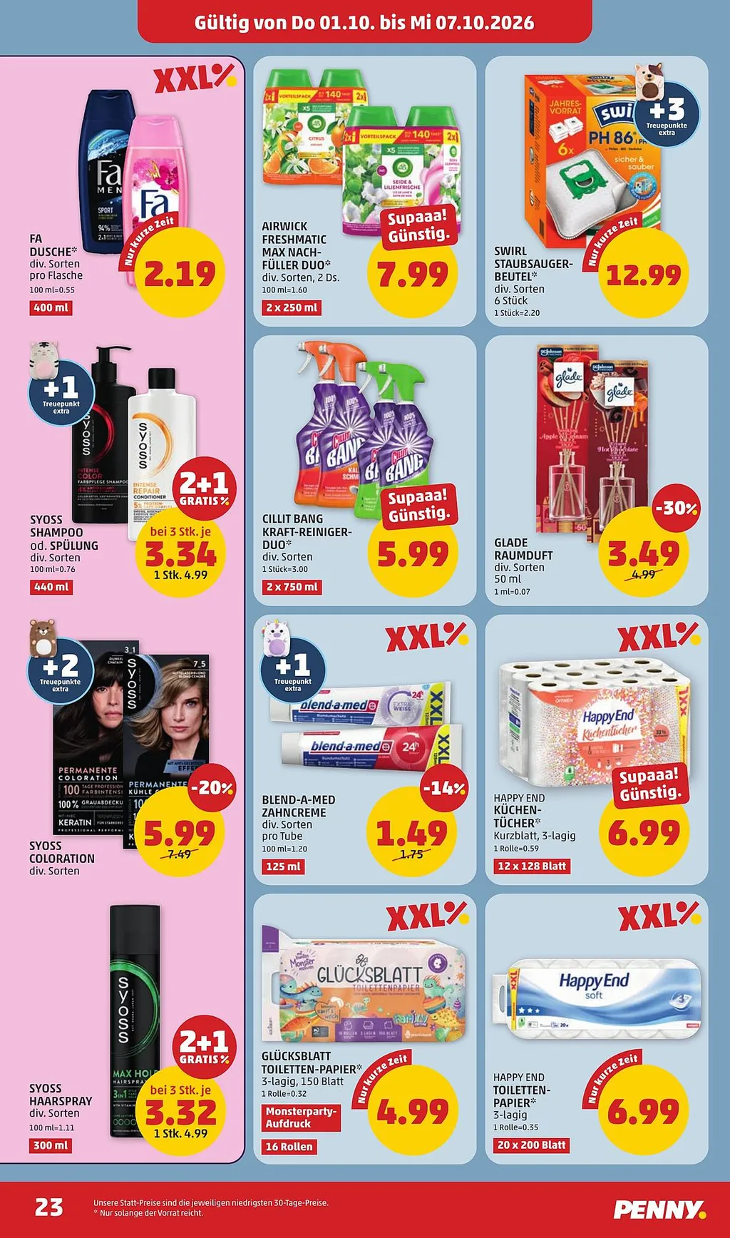 PENNY Flugblatt ab 01.10.2026 (Donnerstag)