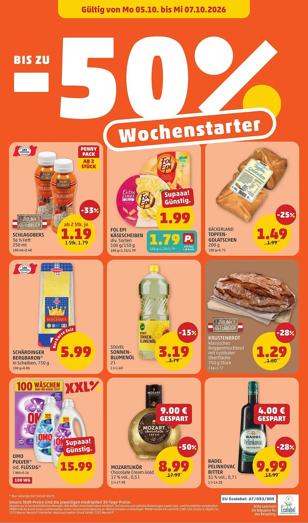 PENNY Flugblatt ab 01.10.2026 (Donnerstag)