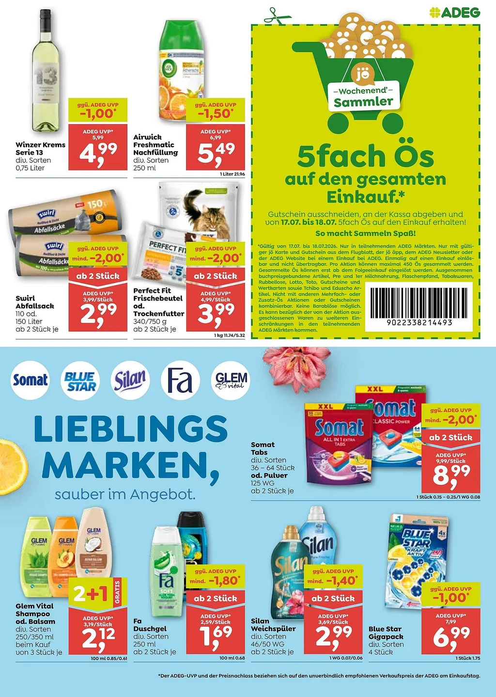ADEG Flugblatt ab 16.07.2026 (Donnerstag)