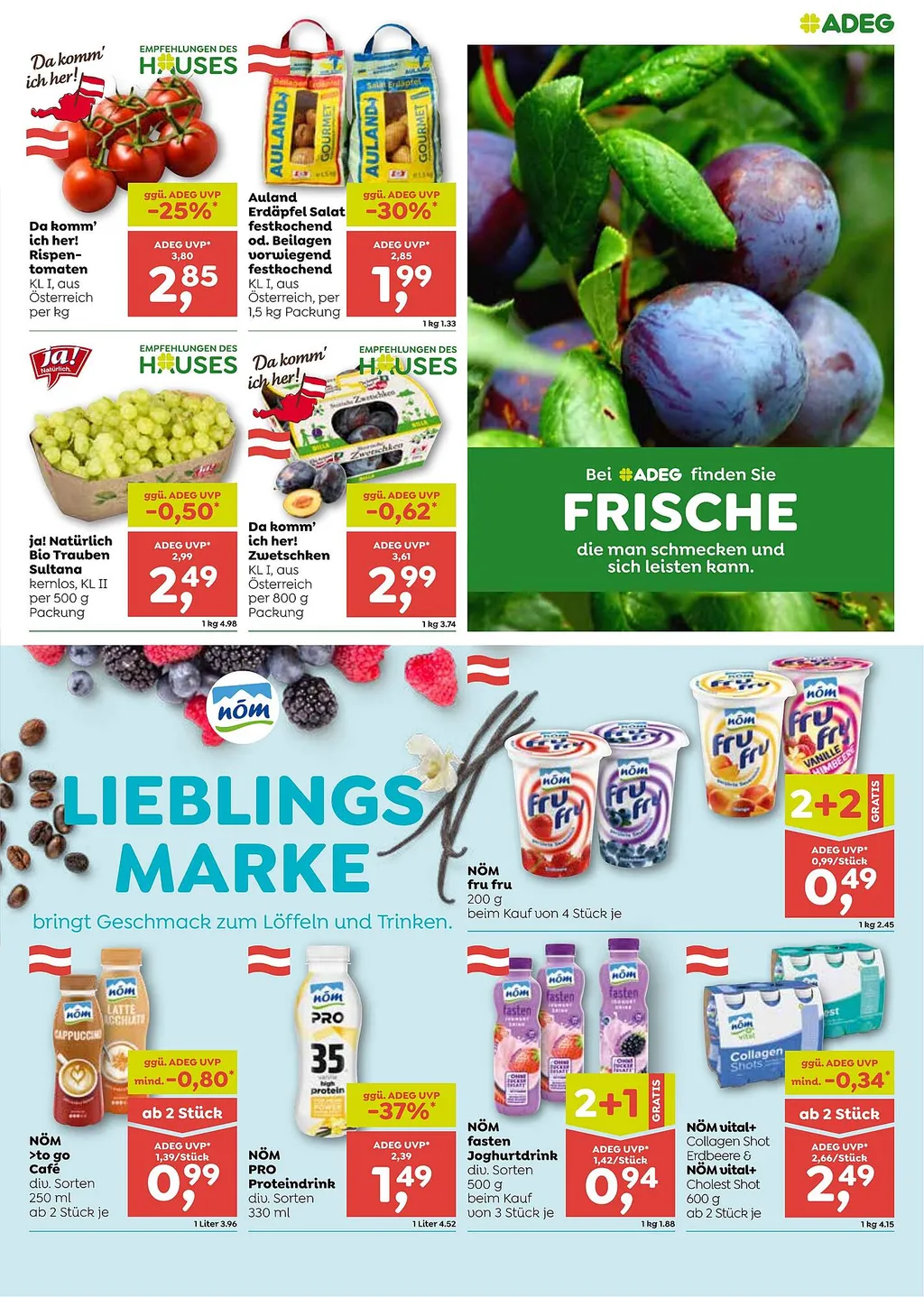 ADEG Flugblatt ab 27.08.2026 (Donnerstag)