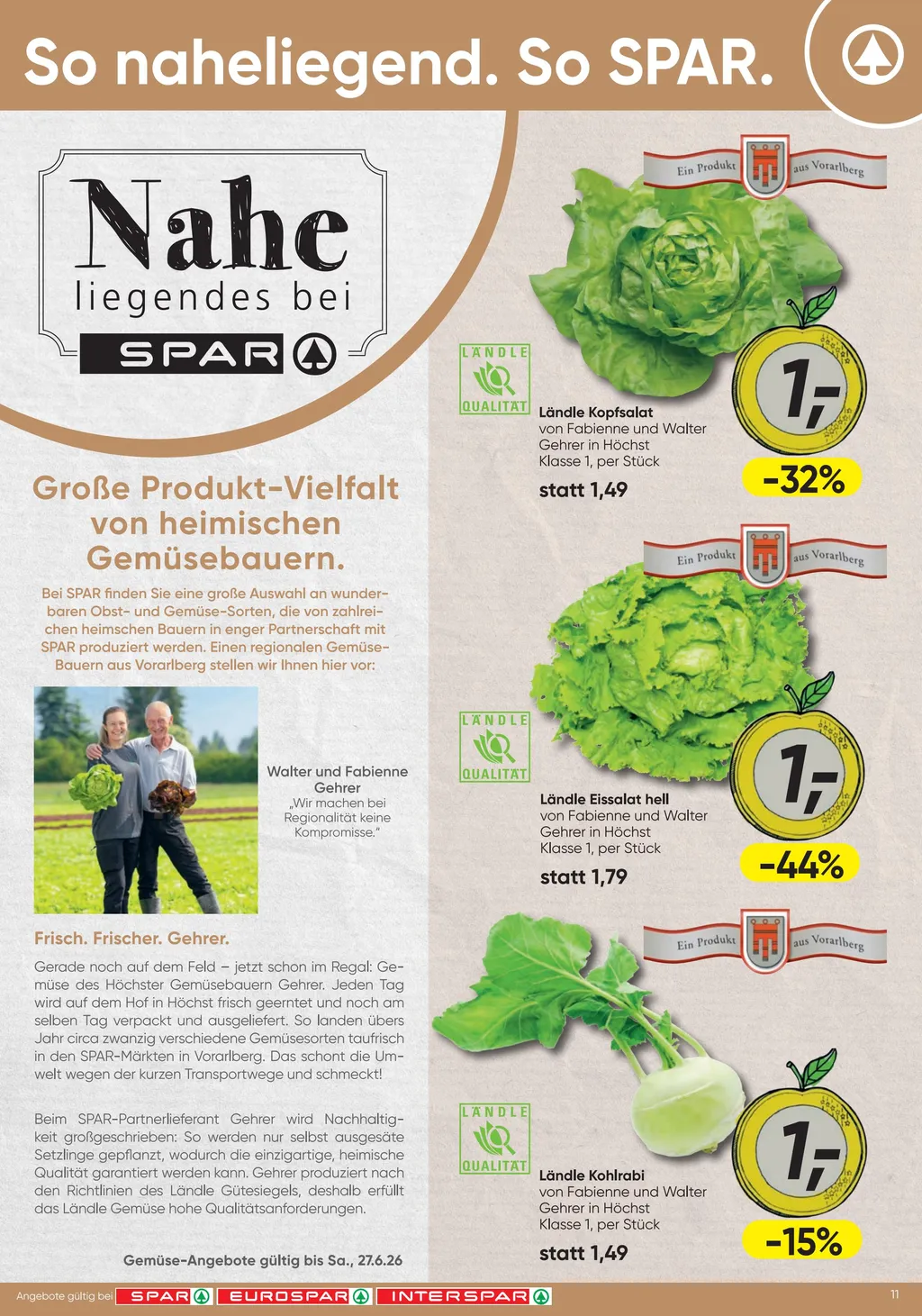 Spar Flugblatt ab 25.06.2026 (Donnerstag)