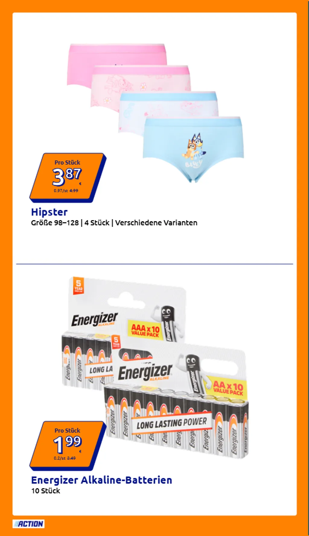 Action Flugblatt ab 19.08.2026 (Mittwoch)