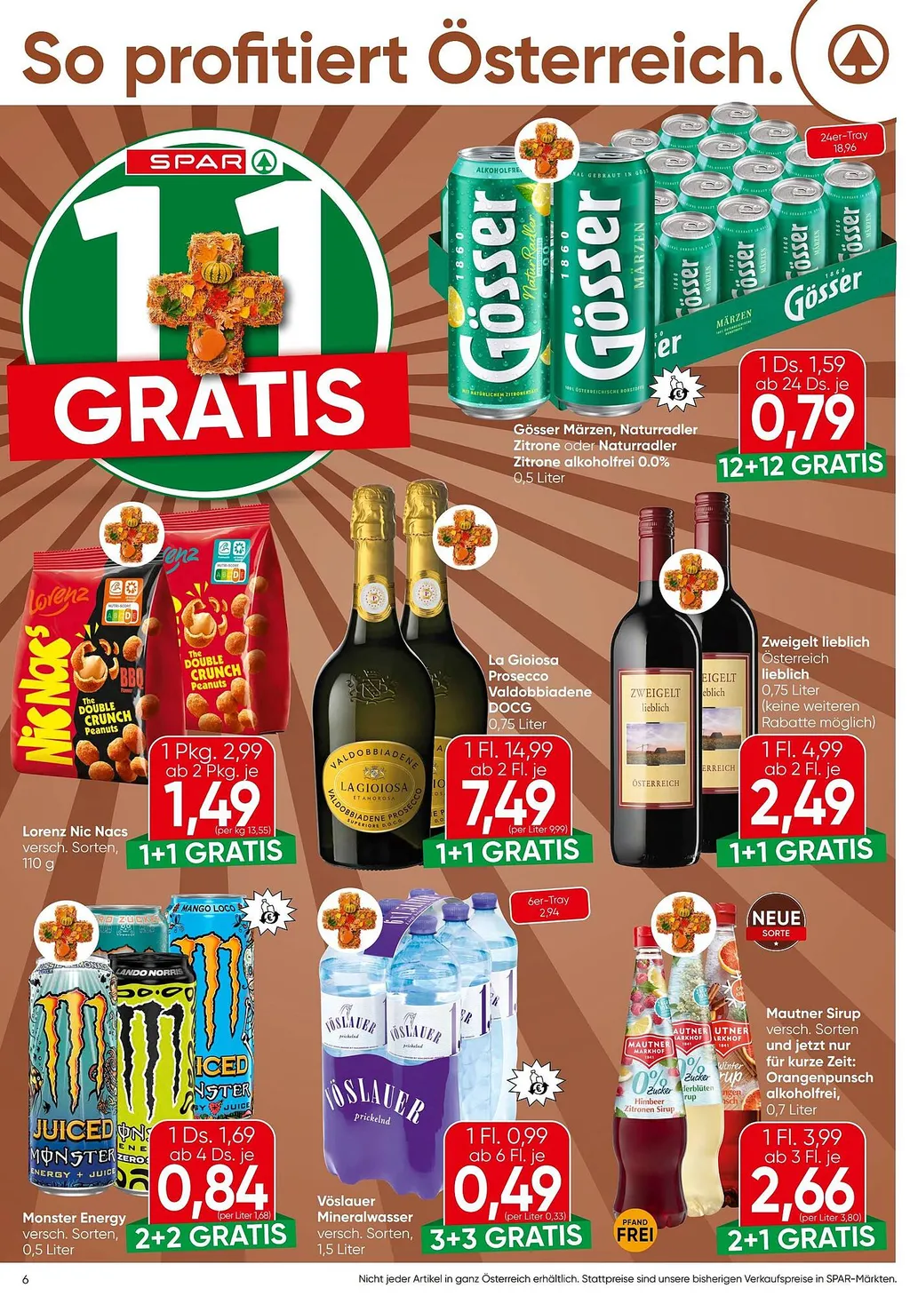 Spar Flugblatt ab 08.10.2026 (Donnerstag)