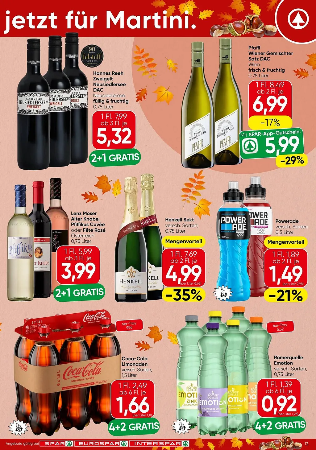 Spar Flugblatt ab 08.10.2026 (Donnerstag)