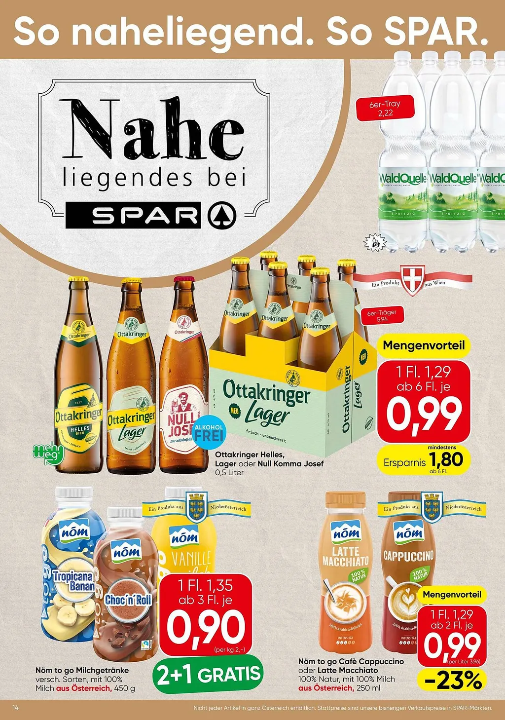 Spar Flugblatt ab 08.10.2026 (Donnerstag)