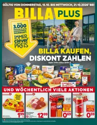 Billa Plus Flugblatt ab 15.10.2026 (Donnerstag)